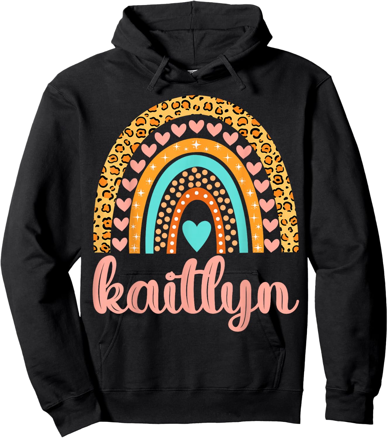Kaitlyn Kaitlyn Name Birthday Shirt Gift Hoodie - Hoodie | Black