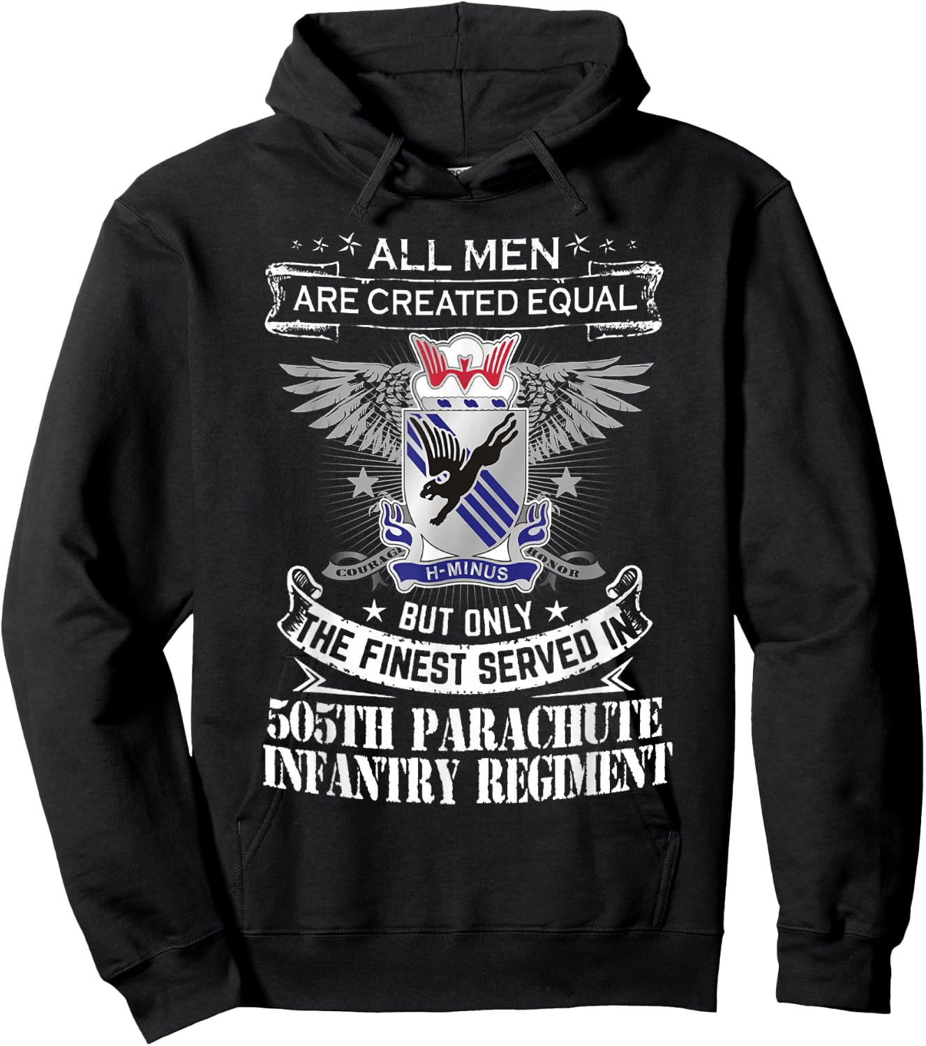 505th Parachute Infantry Regiment US Army Hoodie - Hoodie | Black
