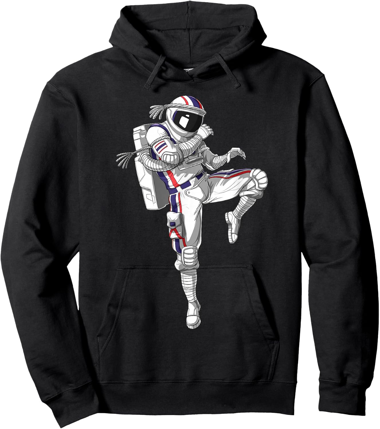 Astronaut Muay Thai Boxing Karate Kickboxing Martial Arts Hoodie - Hoodie | Black