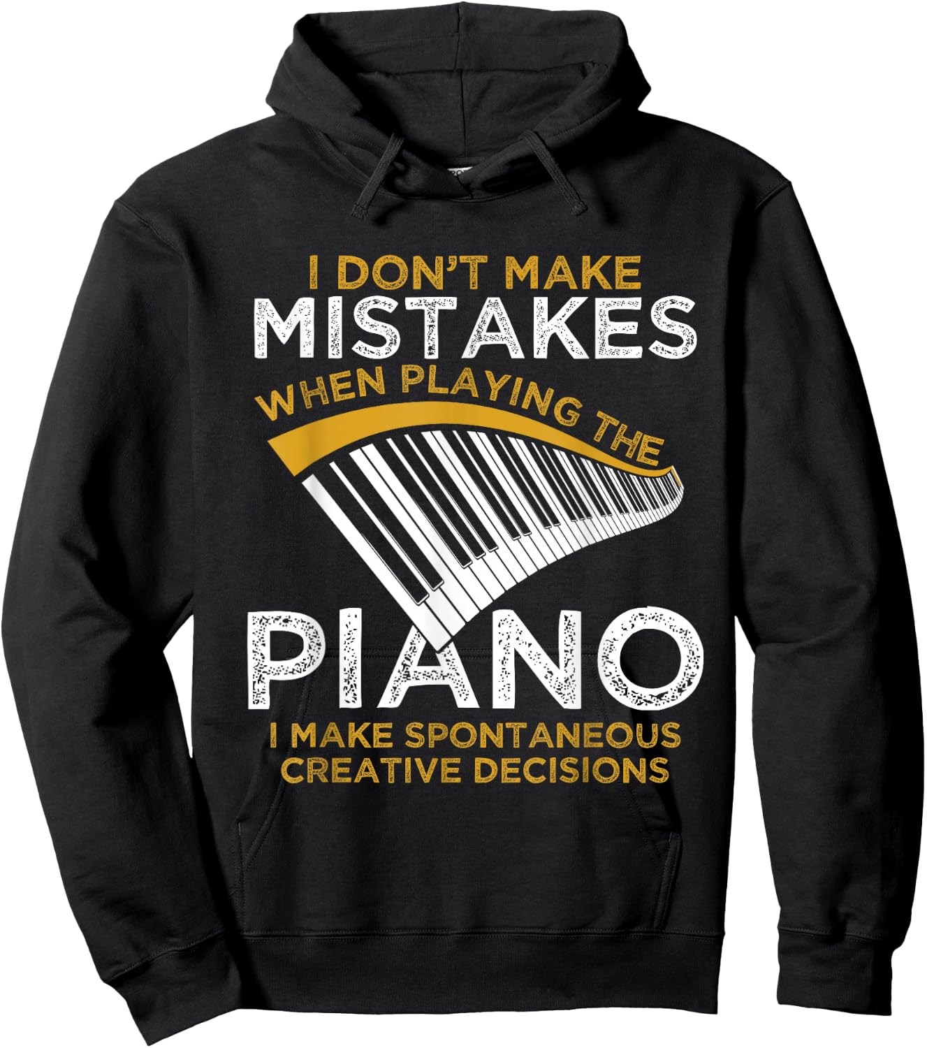 Keyboard Pianist Gifts Music Musician Piano Hoodie - Hoodie | Black