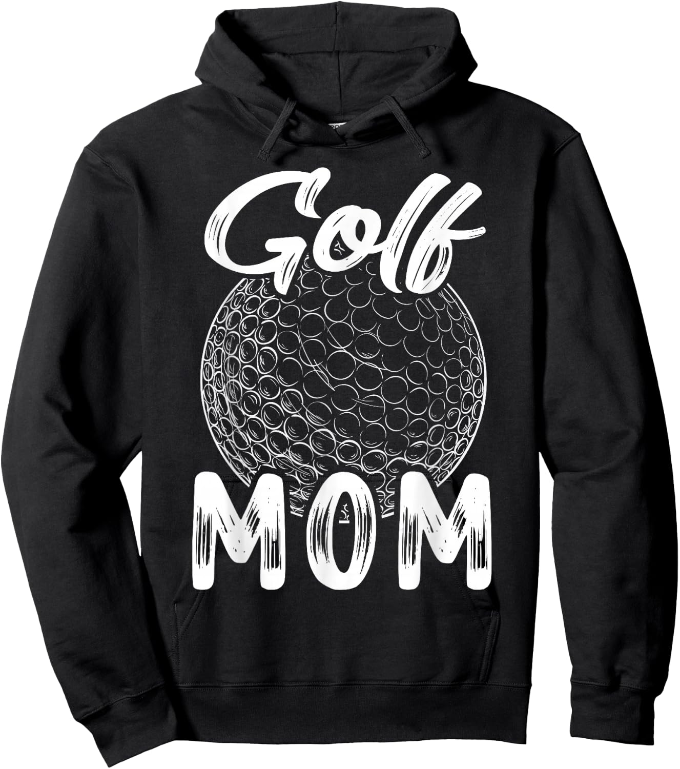 Golf Mom Women Golfer Golf Ball Player Family Matching Set Hoodie - Hoodie | Black