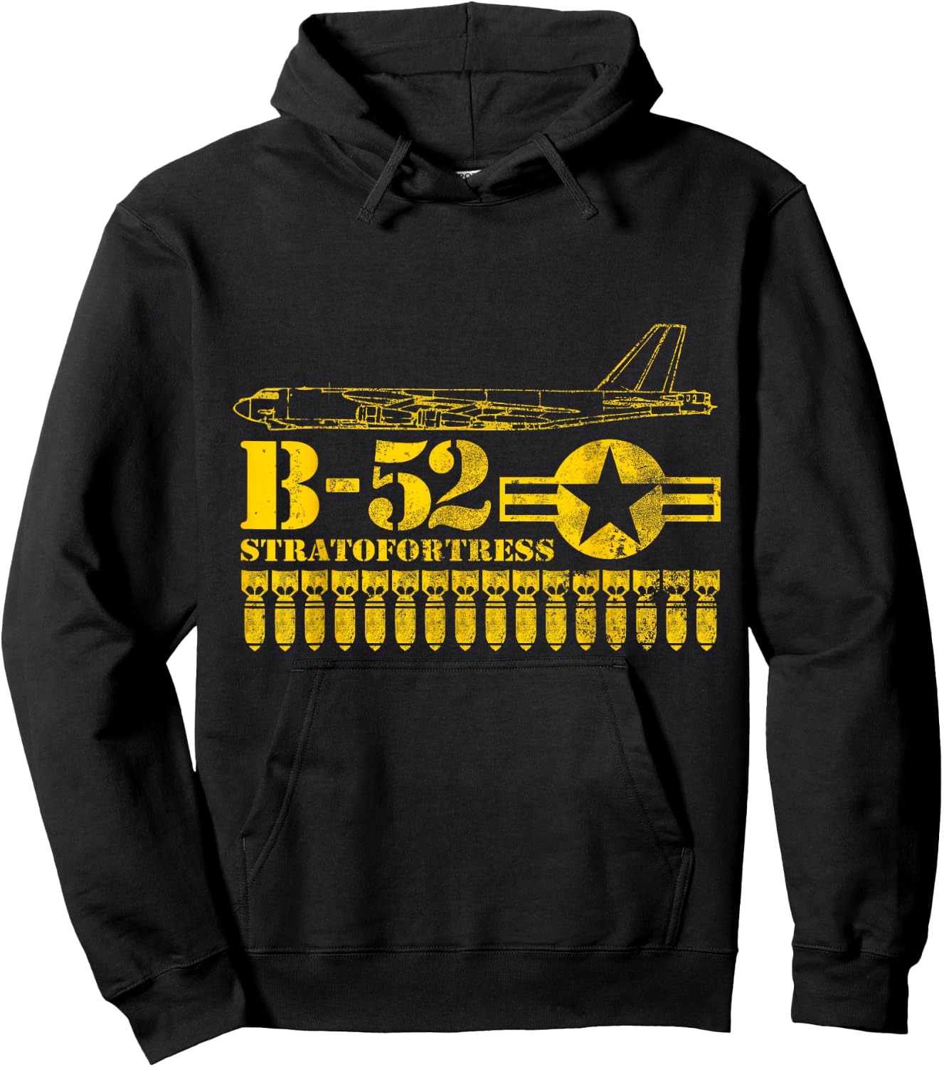 B-52 Stratofortress Air Force Bomber Hoodie - Hoodie | Black