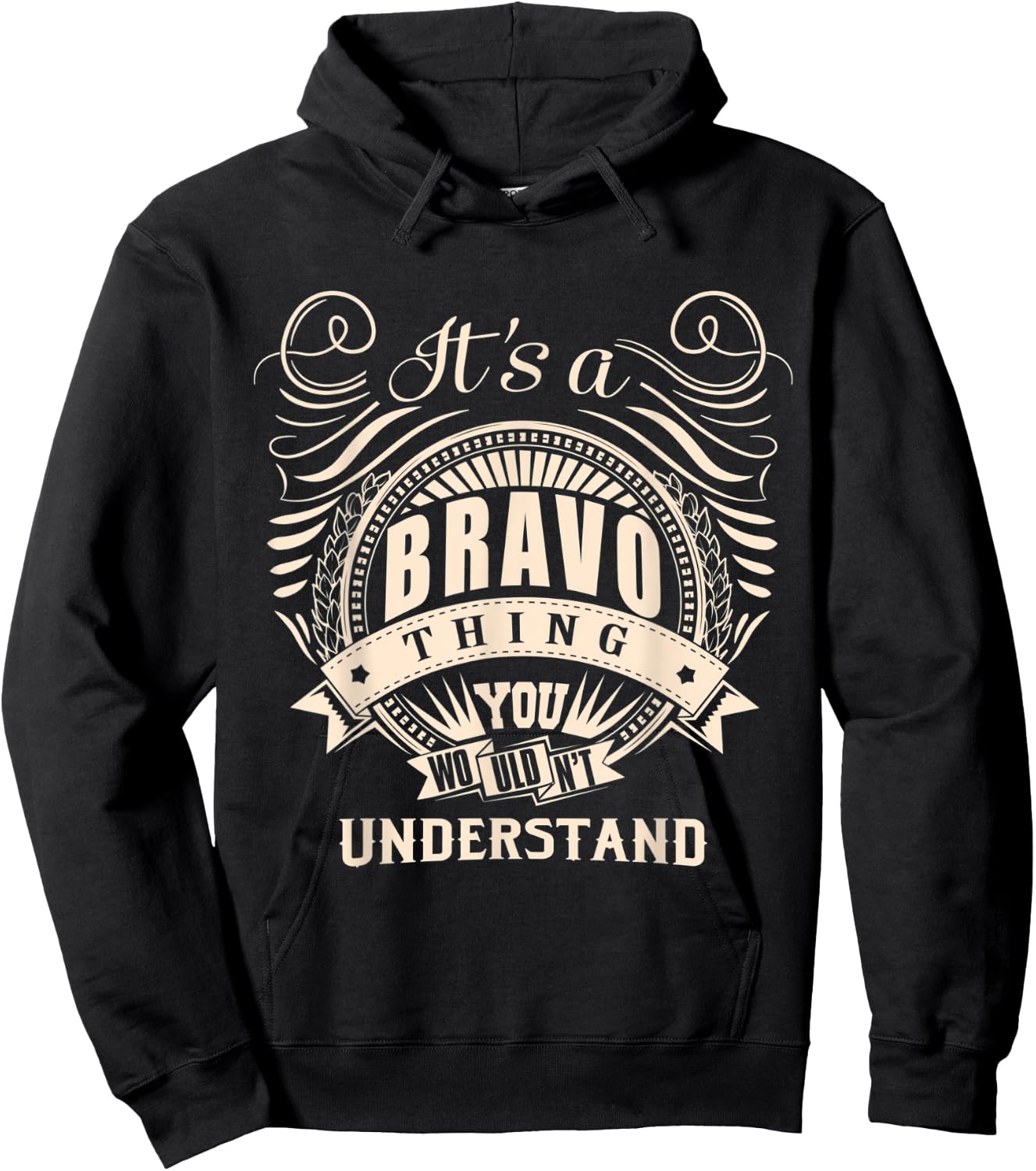 It's a BRAVO thing you wouldn't understand Gifts Hoodie - Hoodie | Black