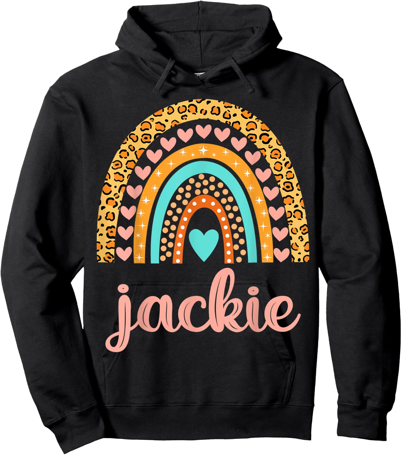 Jackie Jackie Name Birthday Shirt Gift Hoodie - Hoodie | Black