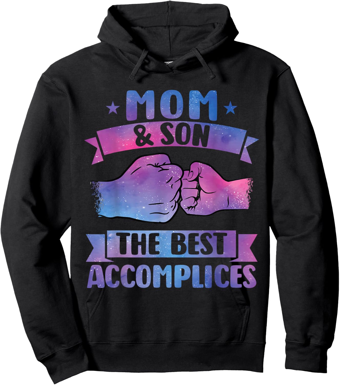 Mom & Son the best accomplice mother Hoodie - Hoodie | Black