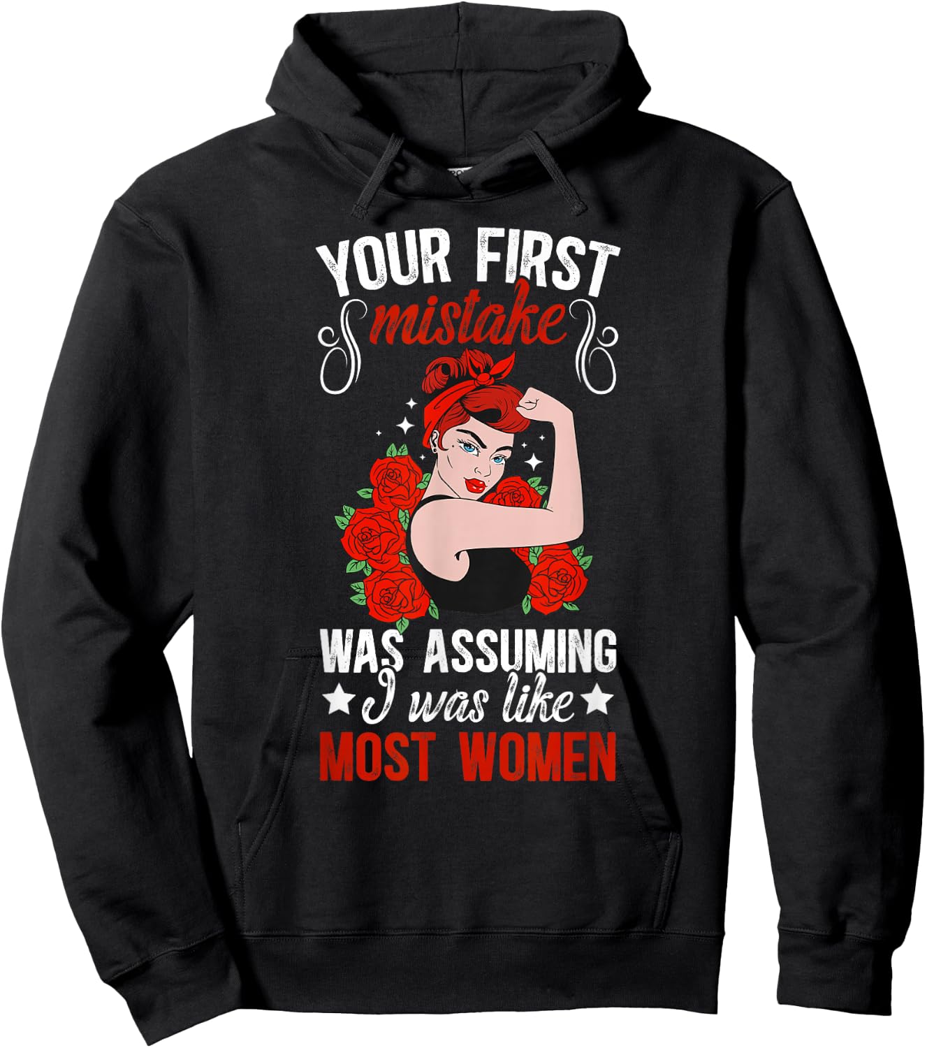 Proud Redhead Red Hair Ginger Red Haired Hoodie - Hoodie | Black