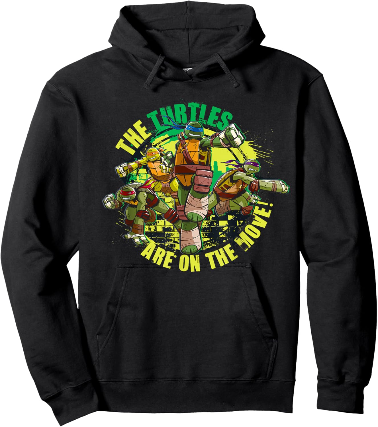 Teenage Mutant Ninja Turtles Gang Move Hoodie - Hoodie | Black