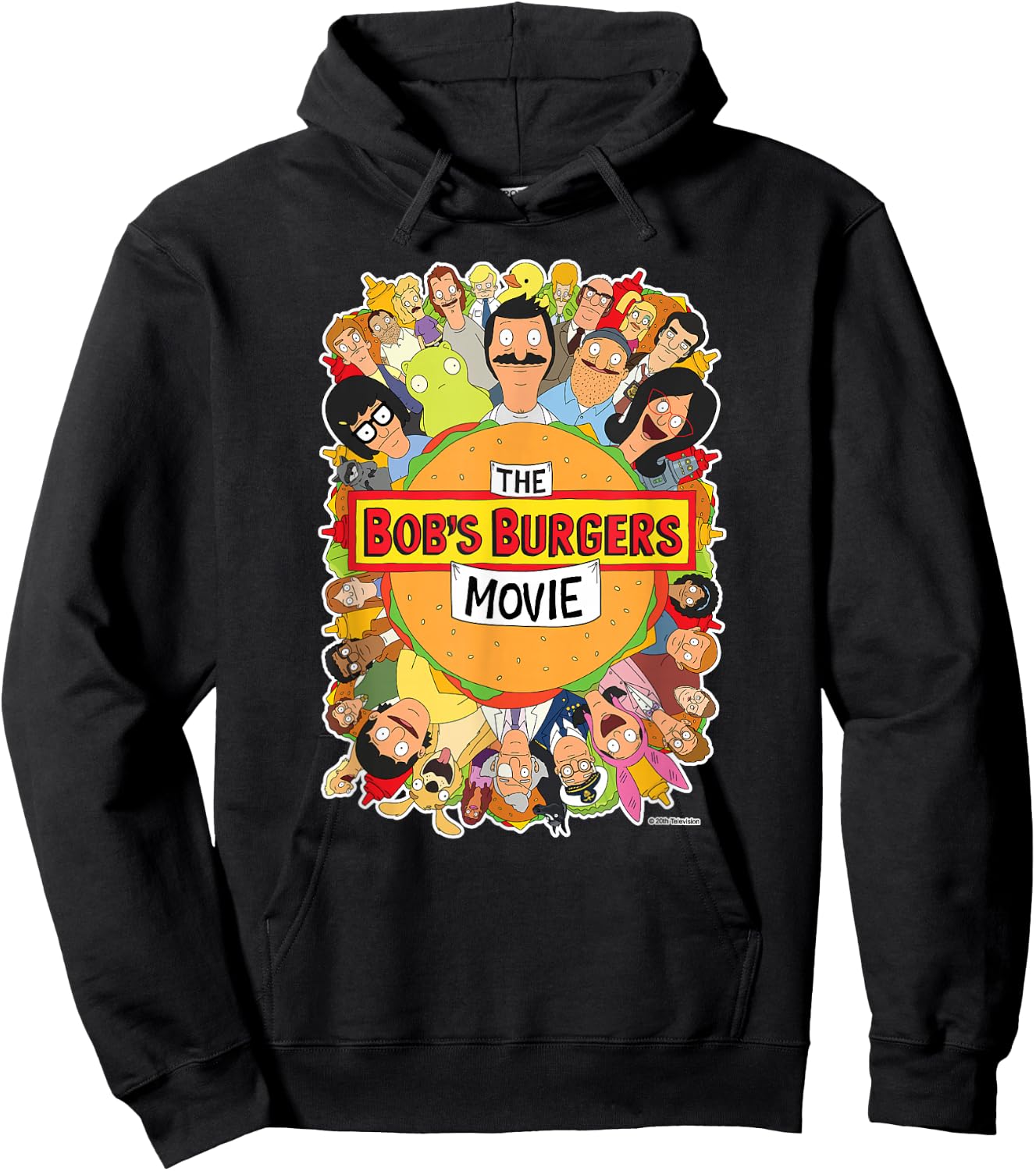 The Bob’s Burgers Movie Poster Hoodie - Hoodie | Black