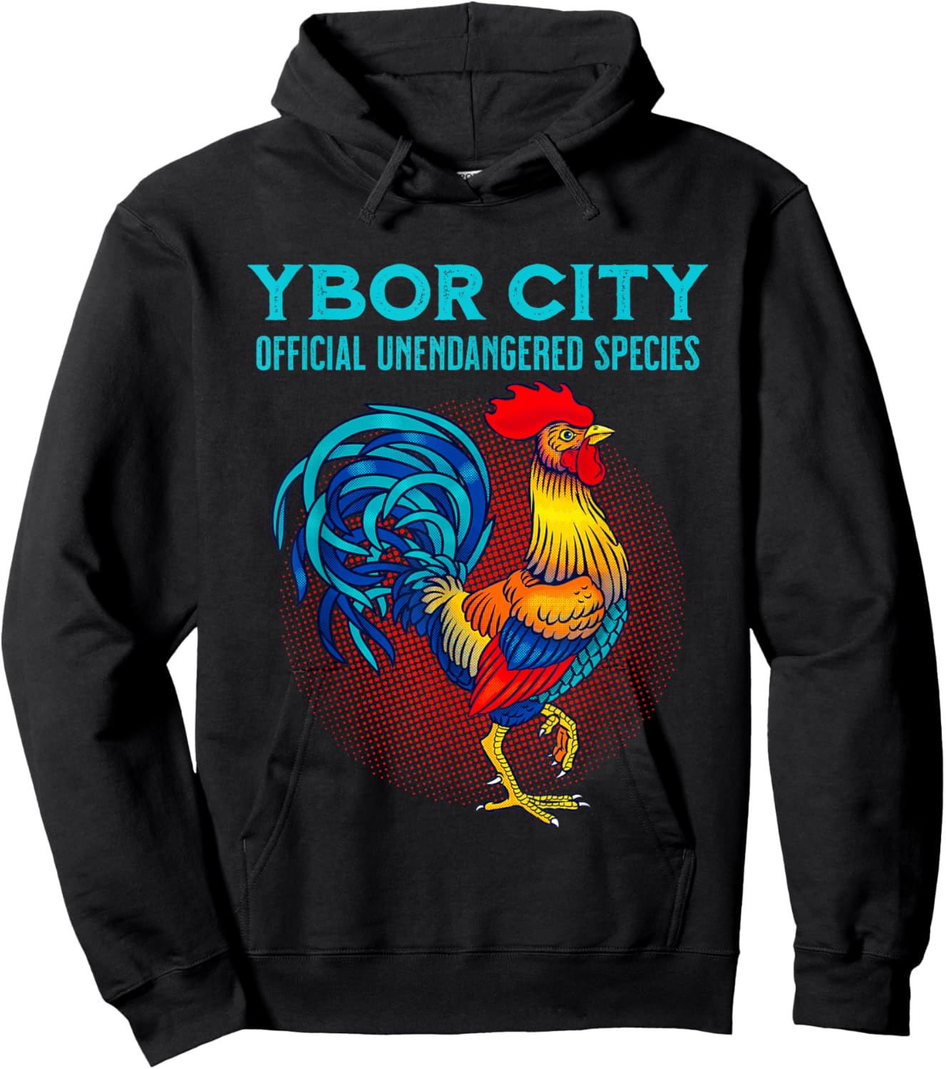 Ybor City Tampa Official Unendangered Species Souvenir Hoodie - Hoodie | Black