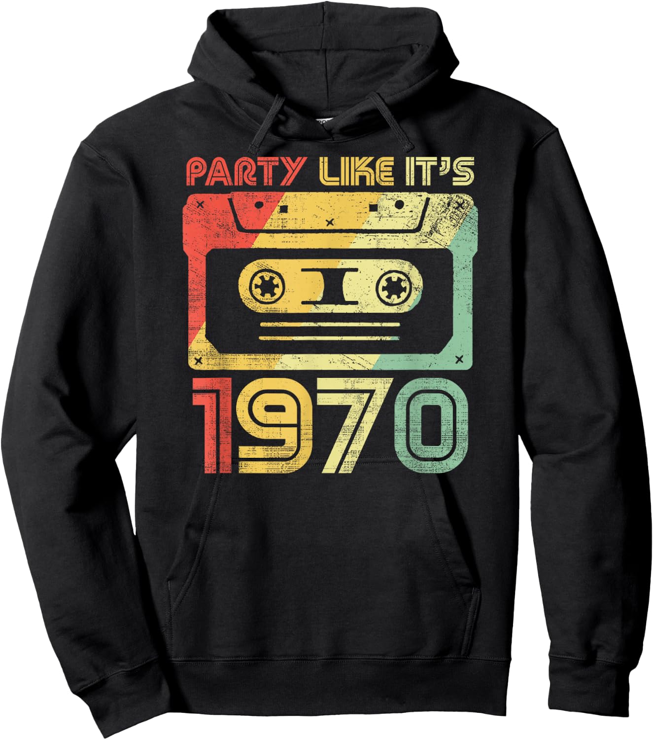 Party Like It's 1970 Retro 70s Party Outfit Costume Hoodie - Hoodie | Black