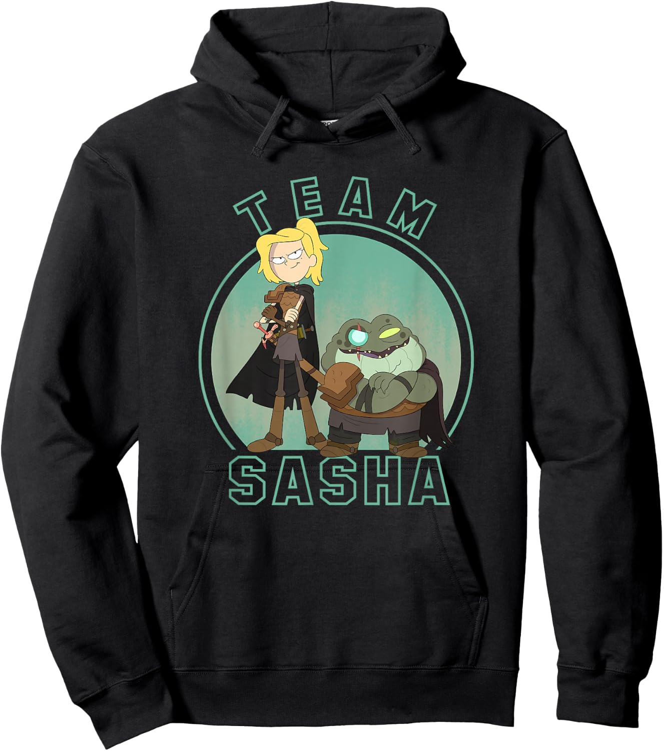 Disney Channel Amphibia Team Sasha Hoodie - Hoodie | Black