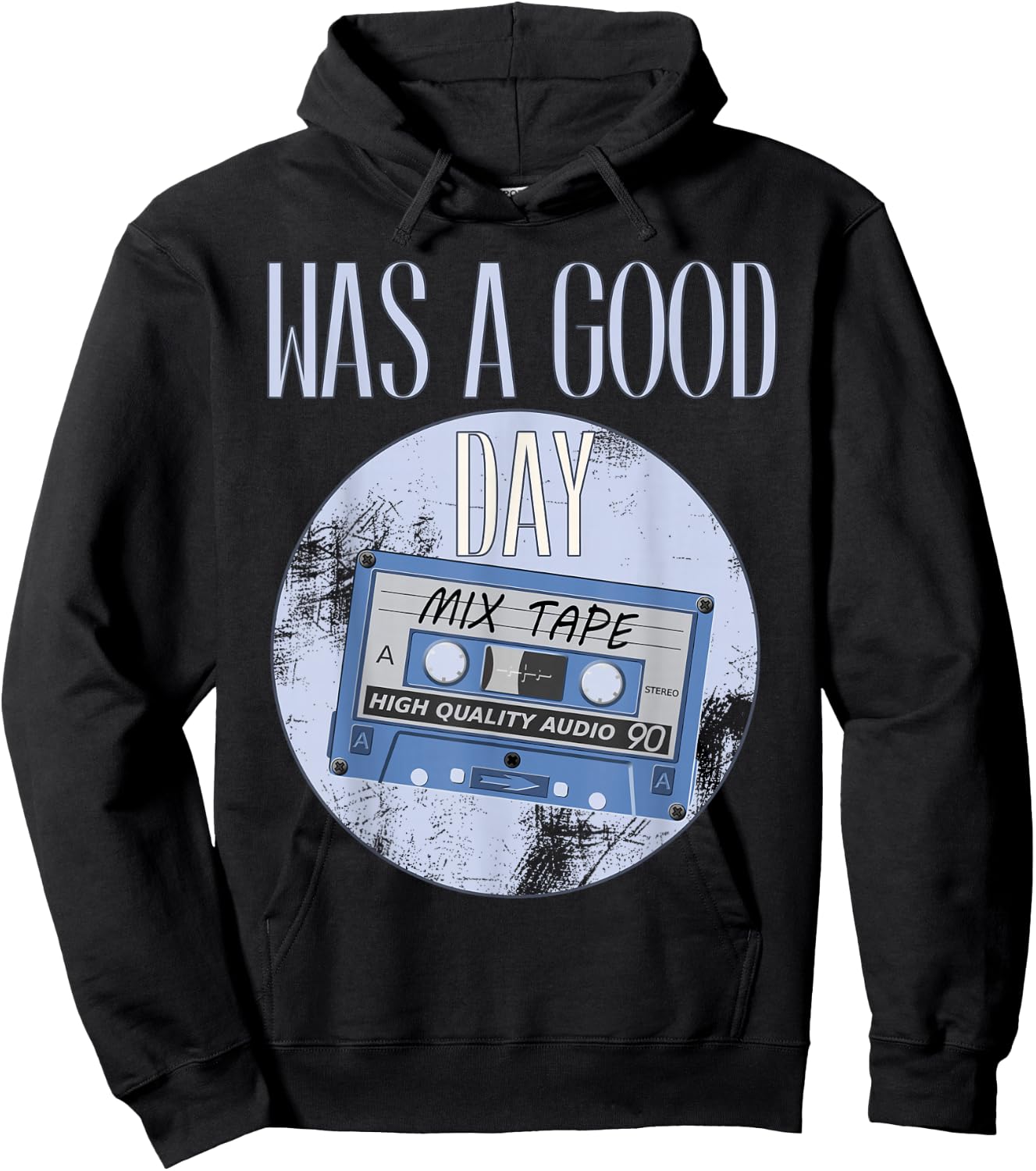 WAS A GOOD DAY west coast rappers HIP HOP old school fashion Hoodie - Hoodie | Black