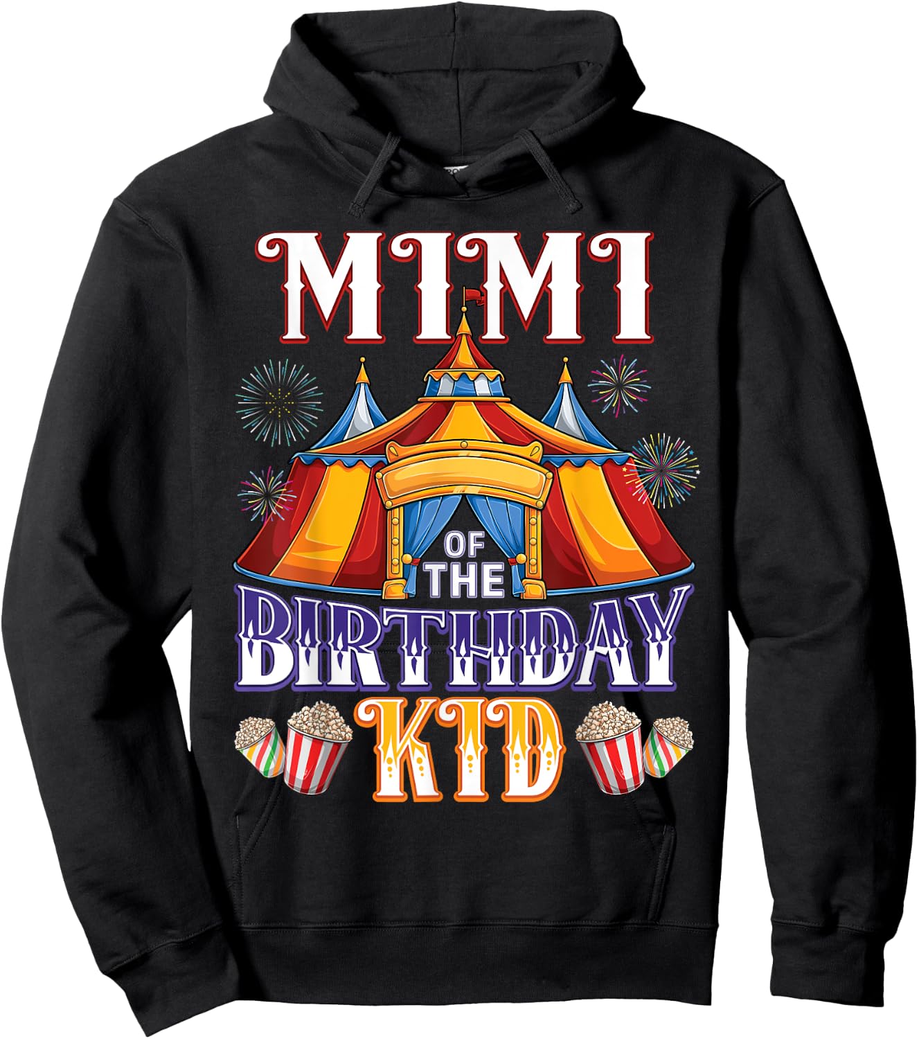 Mimi Of The Birthday Ringmaster Circus Party Hoodie - Hoodie | Black