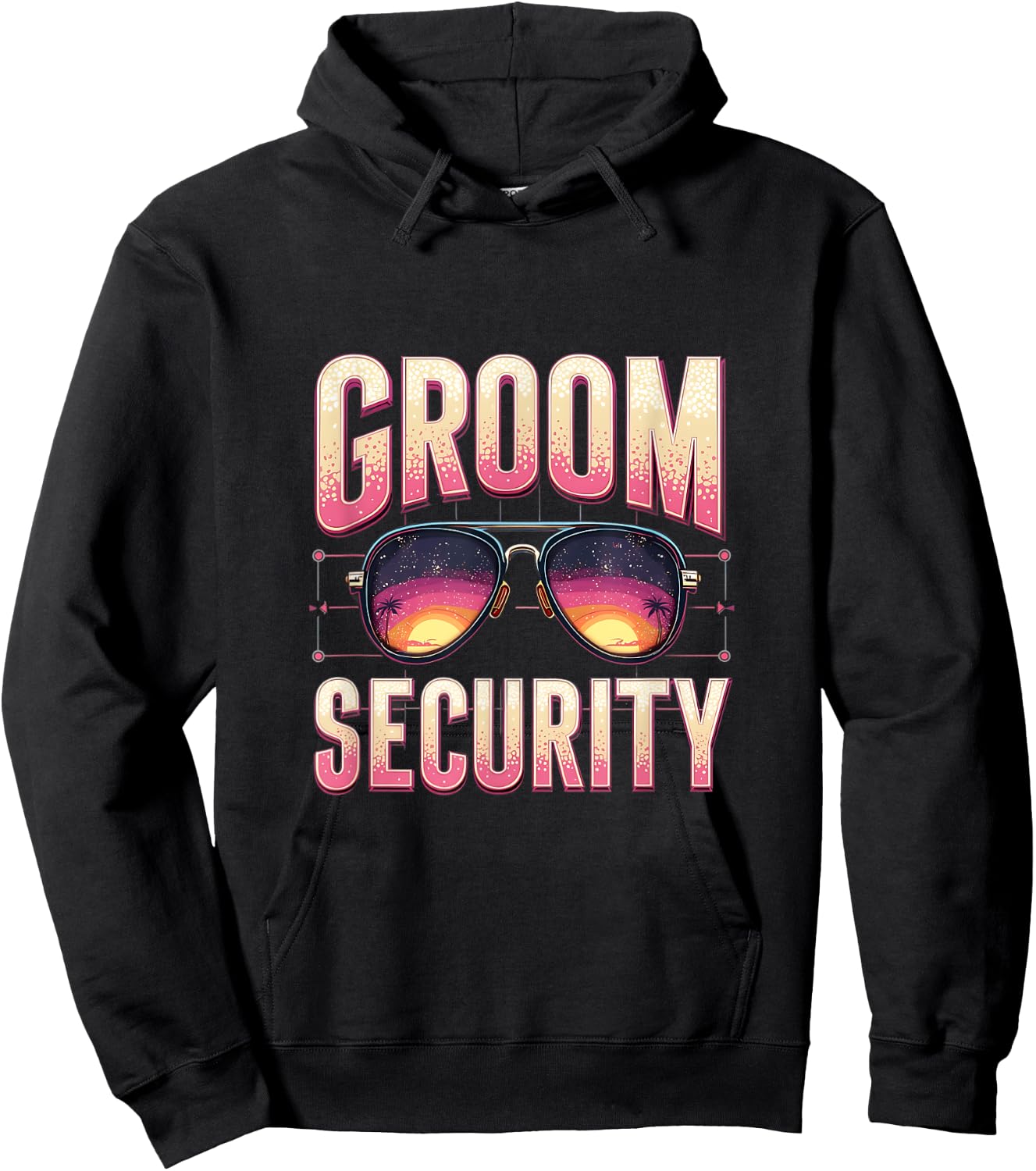 Wedding Groom Safety Bodyguard Escort Hoodie - Hoodie | Black