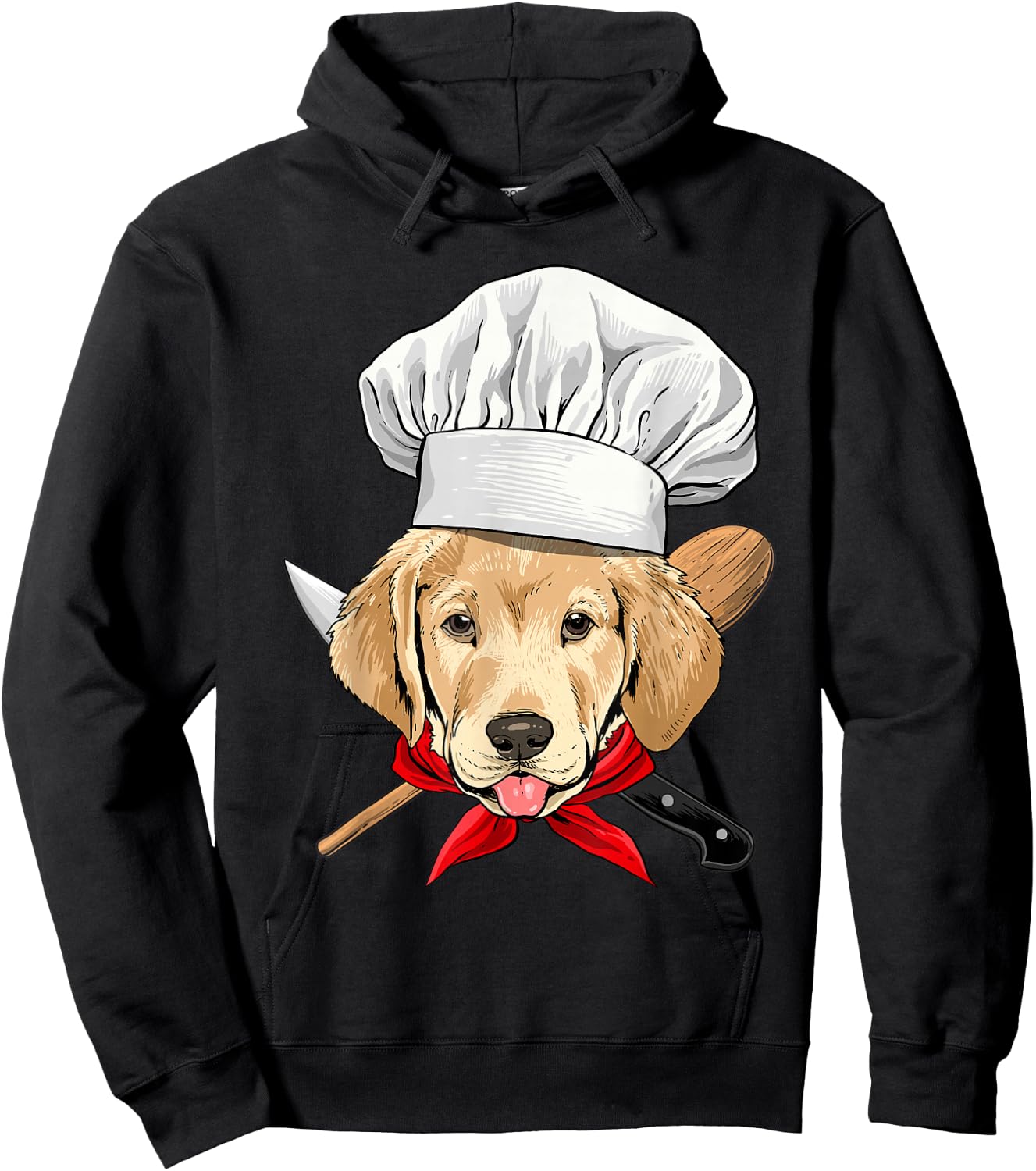 Labrador Chef Dog, Cooking Baking Lover Hoodie - Hoodie | Black