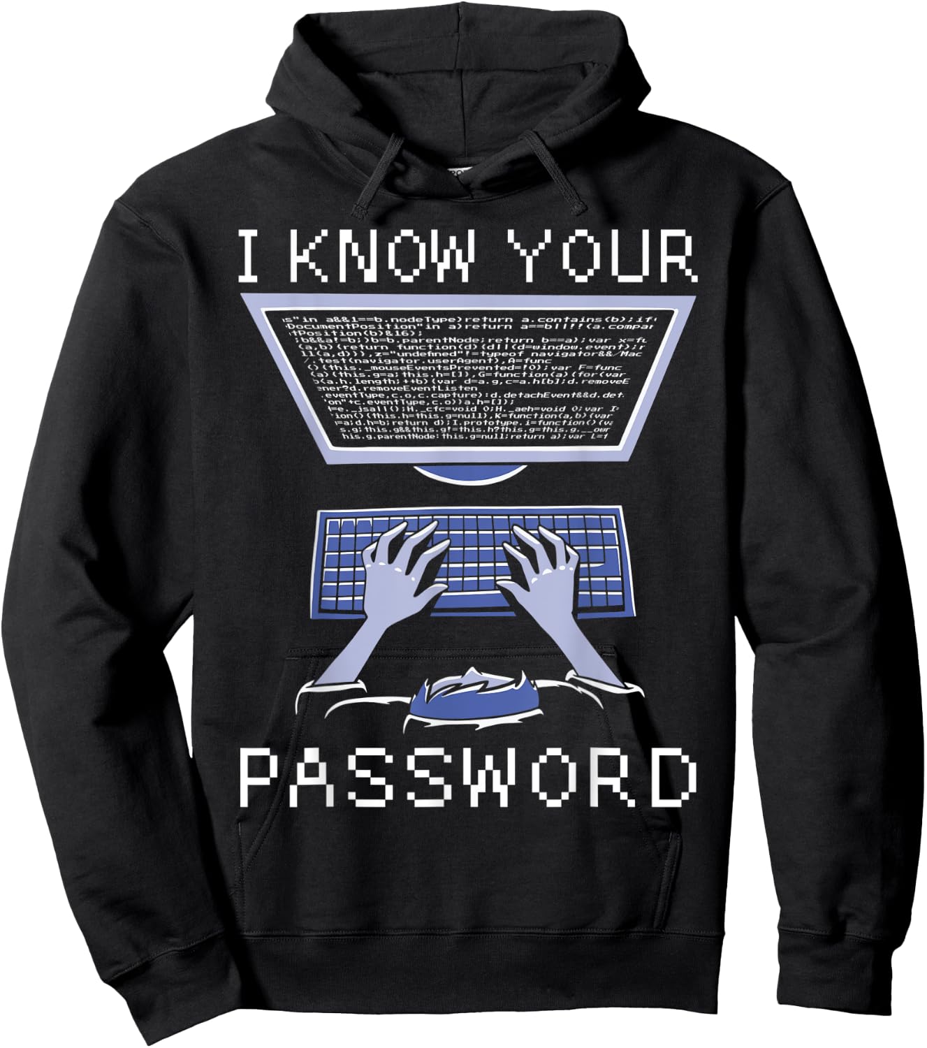 Coding Programmer Software Developer Hacker Admin Nerd Hoodie - Hoodie | Black