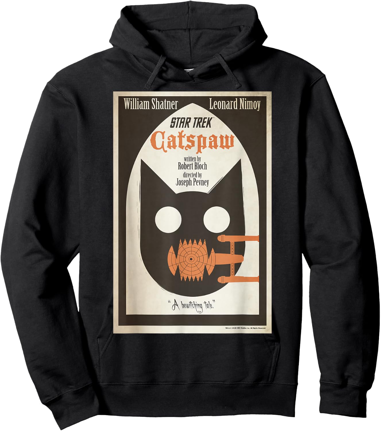 Star Trek Original Series Catspaw Poster Hoodie - Hoodie | Black