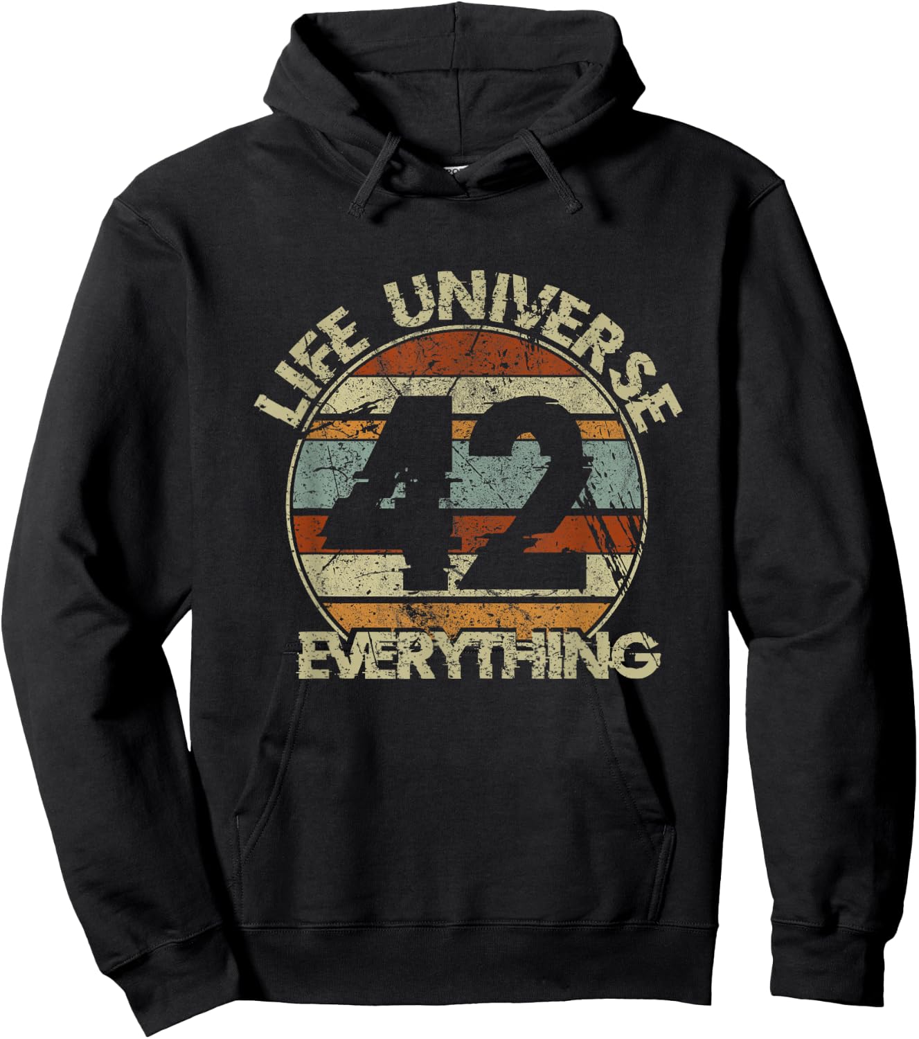 The 42 Answer to Life The Universe and Everything Hoodie - Hoodie | Black