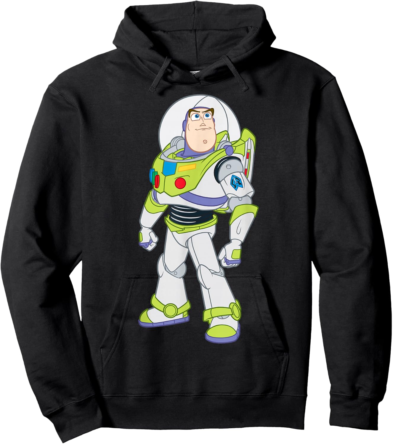Disney Pixar Toy Story Buzz Lightyear Strong Pose Hoodie - Hoodie | Black