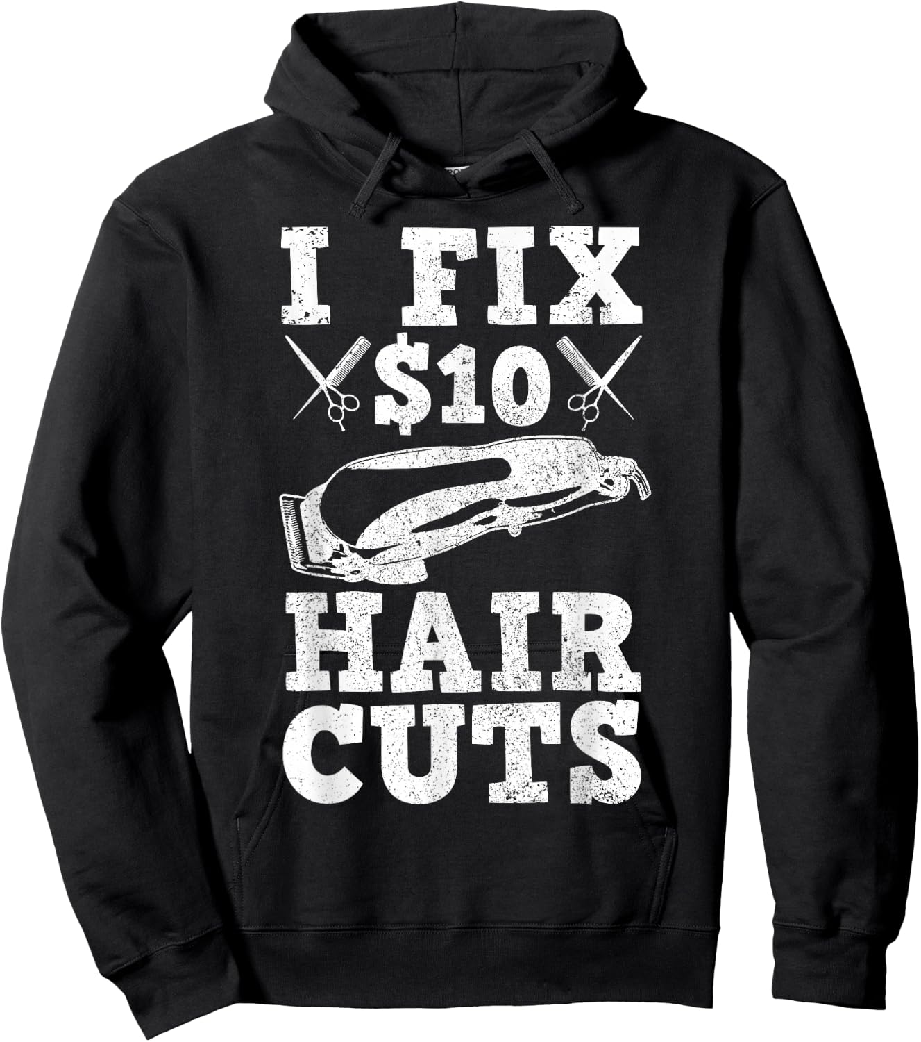 Barber Hairdresser Hairdresser Funny Gift Hoodie - Hoodie | Black