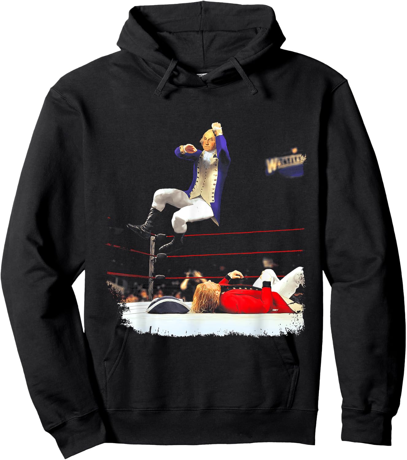 George Washington Wrestling Hoodie - Hoodie | Black