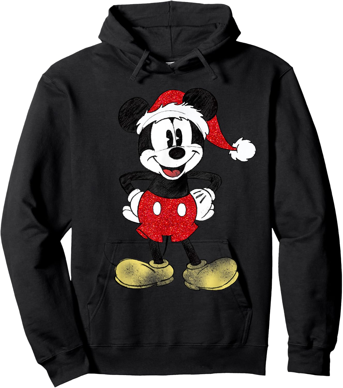 Disney - Holiday Mickey Mouse Hoodie - Hoodie | Black
