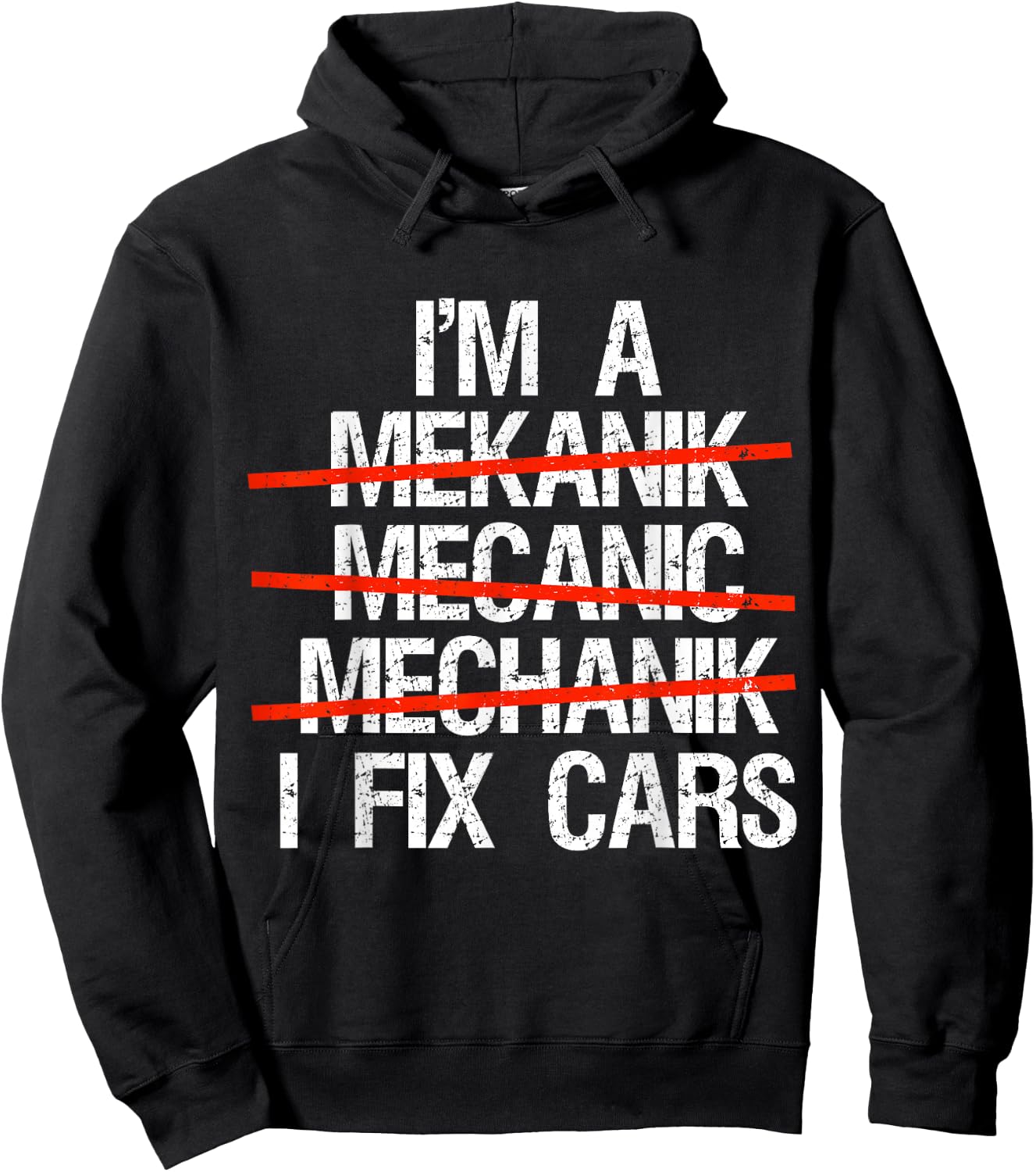 I Am A Mechanic I Fix Cars Auto Repairman Funny Car Mechanic Hoodie - Hoodie | Black
