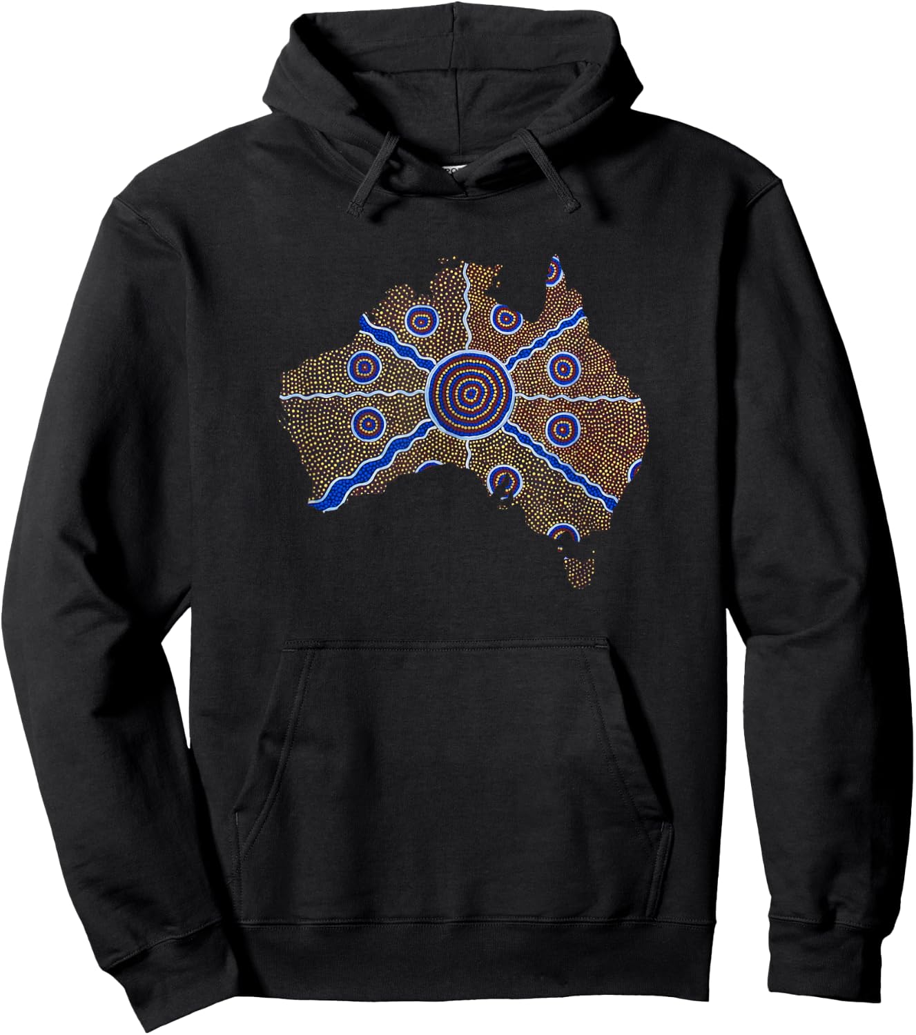 Australian Aboriginal For Indegineous Aussie Hoodie - Hoodie | Black