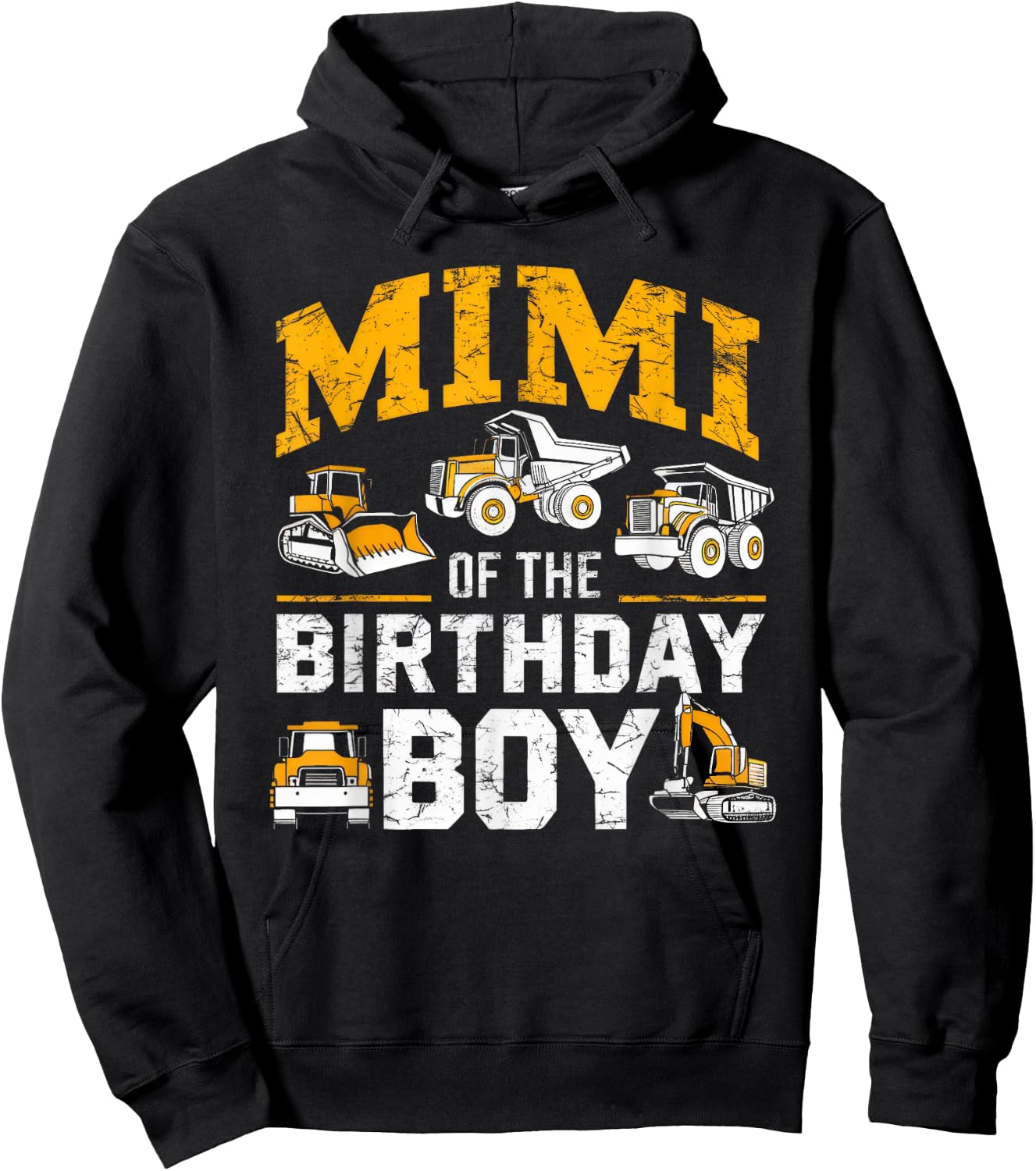 Mimi Of The Birthday Boys Construction Worker Hoodie - Hoodie | Black