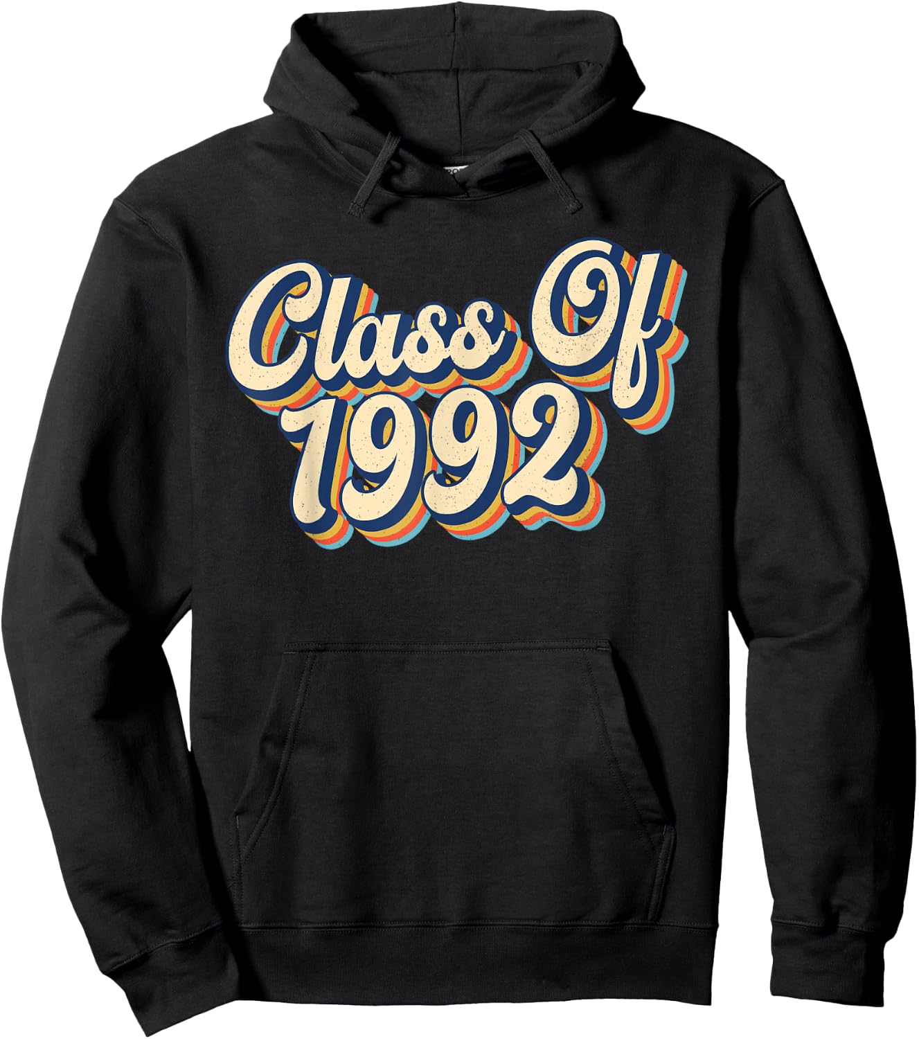 Class of 1992 High School Reunion Vintage Hoodie - Hoodie | Black