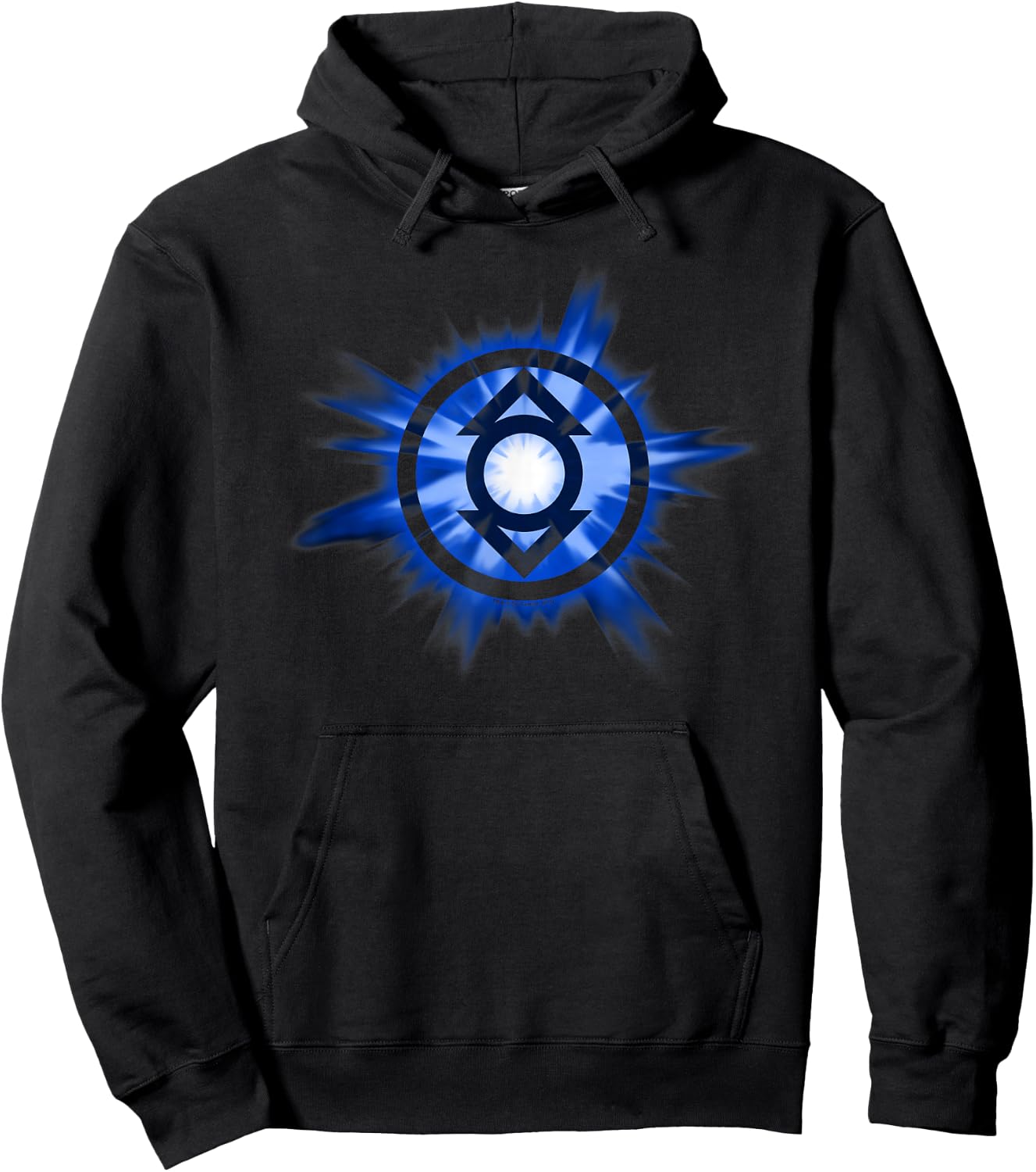 Green Lantern Indigo Glow Hoodie - Hoodie | Black