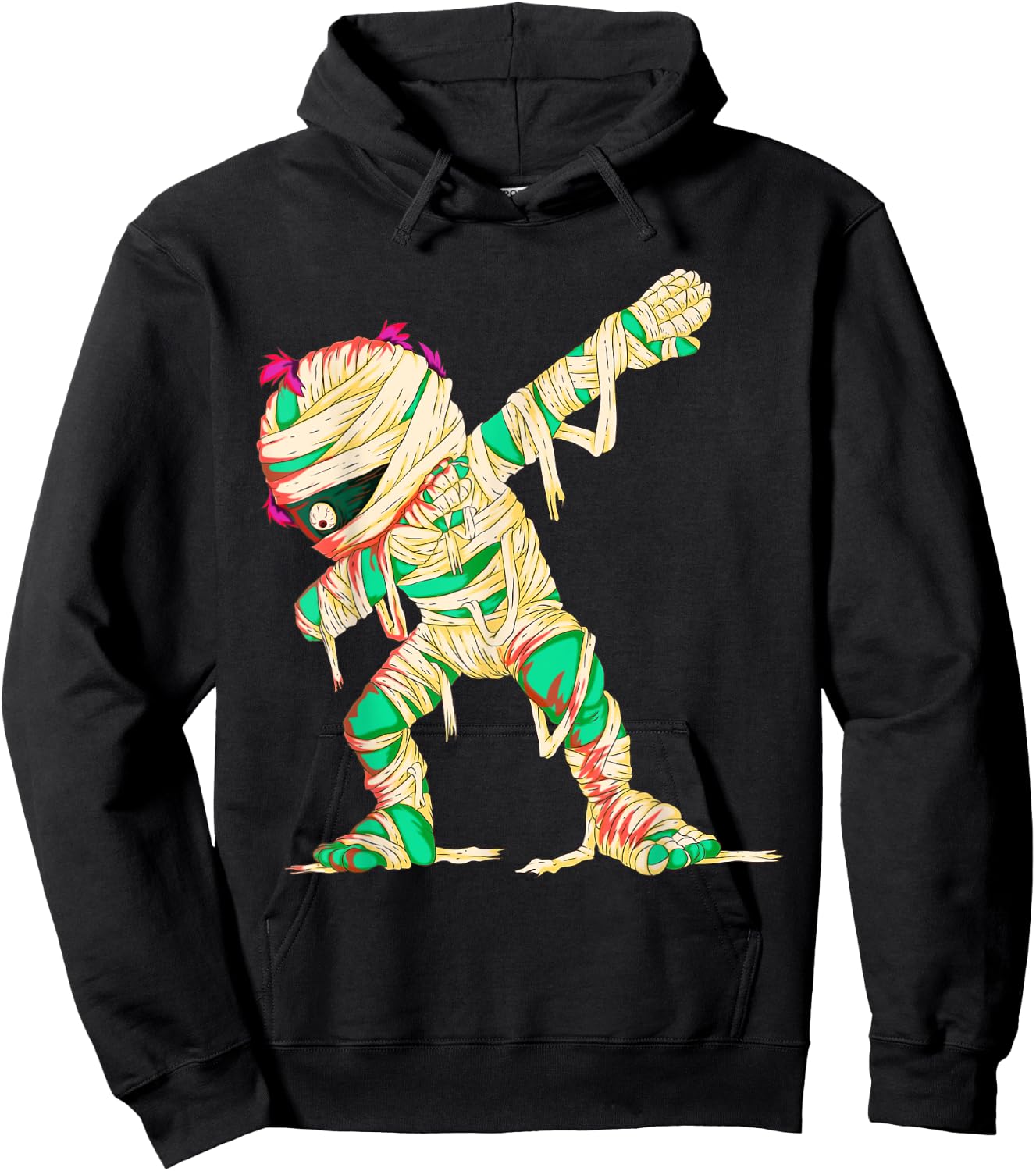 Funny Dabbing Mummy Scary Halloween Costume Spooky Halloween Hoodie - Hoodie | Black
