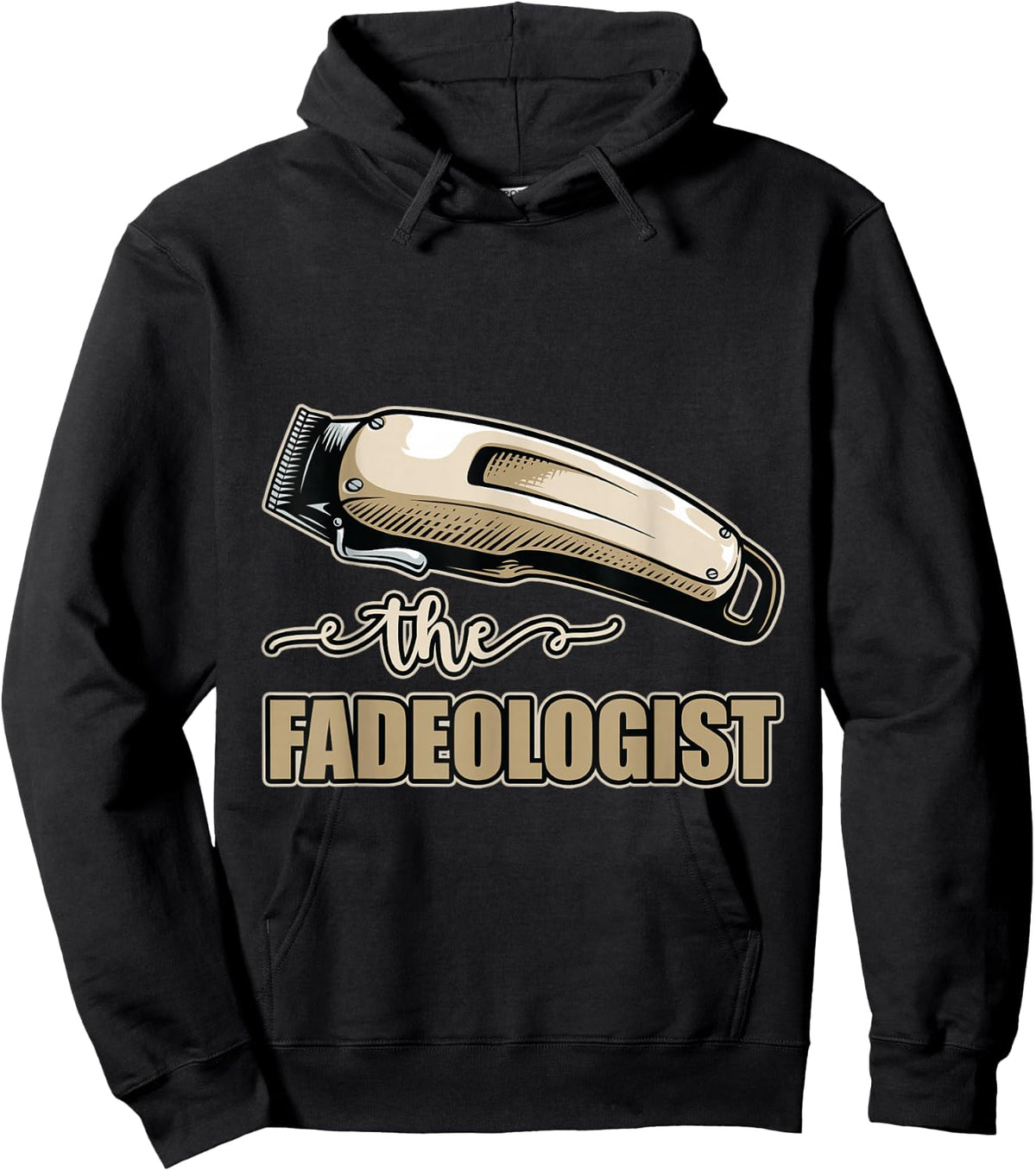 The Fadeologist Funny Barber Hairstyling Hairdresser Hoodie - Hoodie | Black