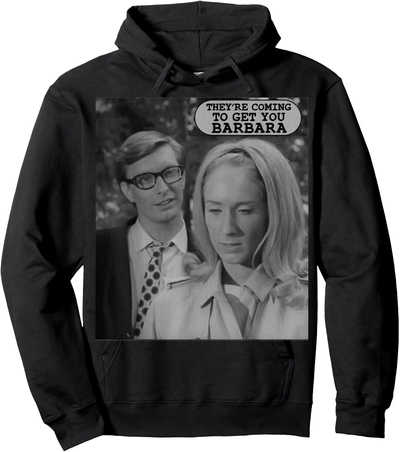 They're Coming to Get You-Vintage Zombie The Living Dead Hoodie - Hoodie | Black
