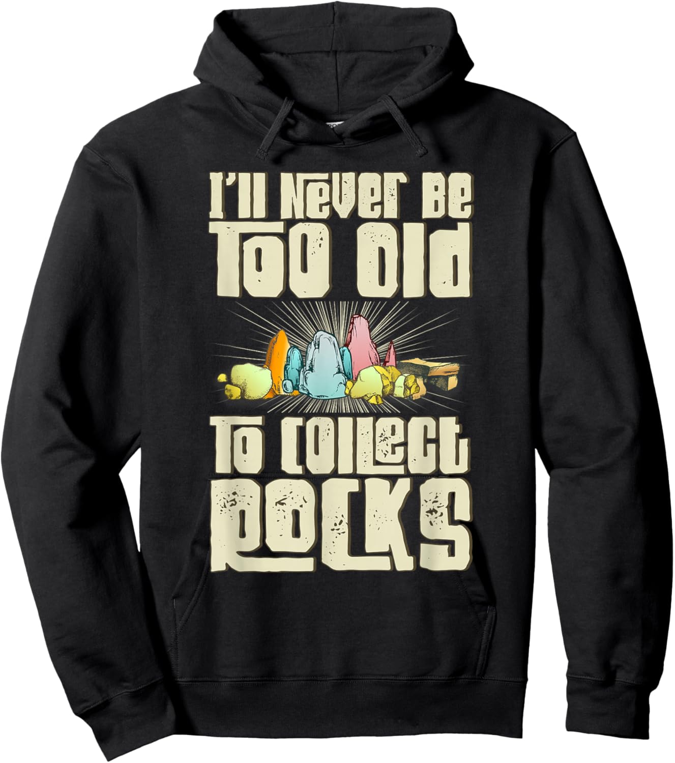 Geology Rock Stones Geologist Hoodie - Hoodie | Black