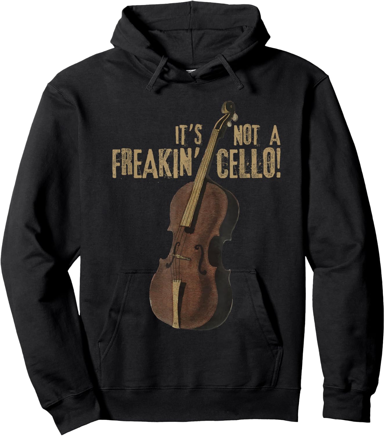 Double Bass Funny Jazz Instruments Music Hoodie - Hoodie | Black