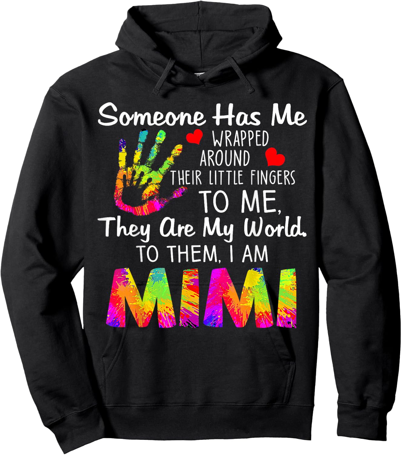 Someone Has Me Wrapped Around Their Little Fingers - Mimi Hoodie - Hoodie | Black