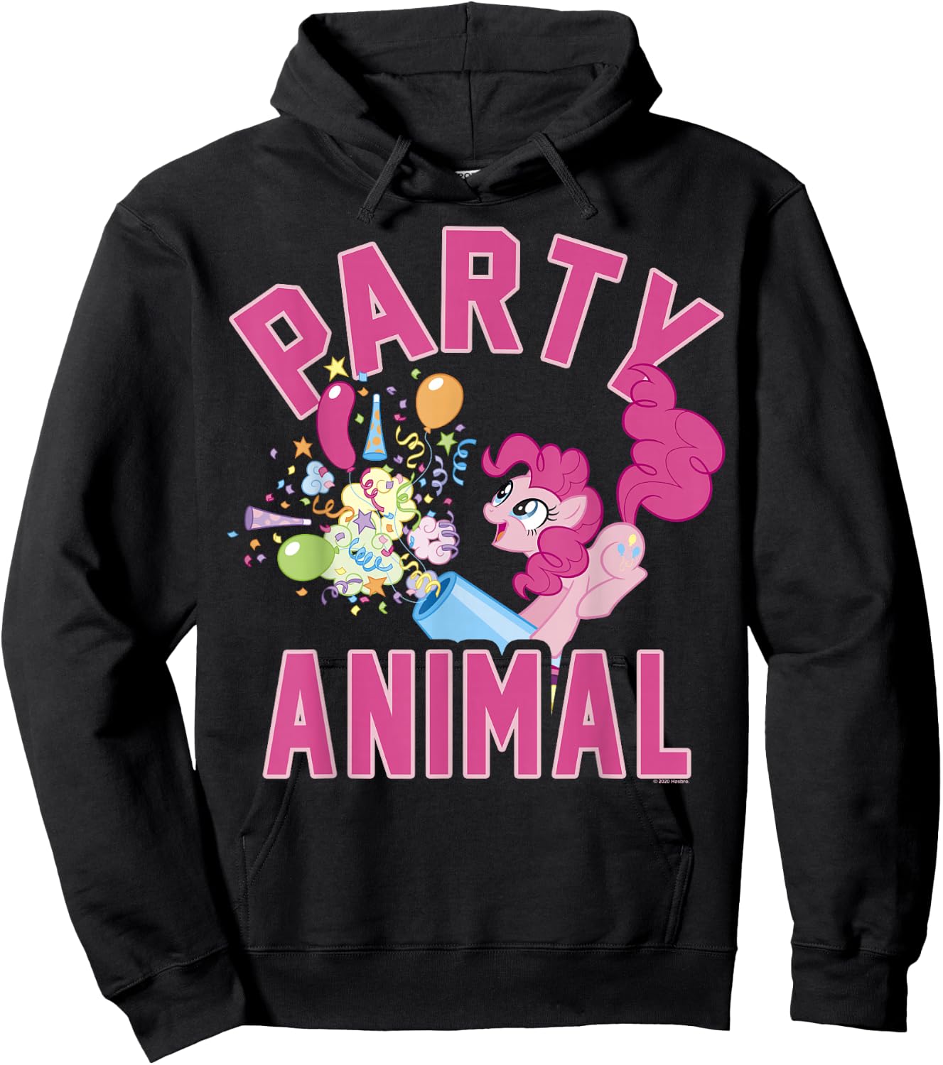 My Little Pony: Friendship is Magic Pinkie Pie Party Animal Hoodie - Hoodie | Black
