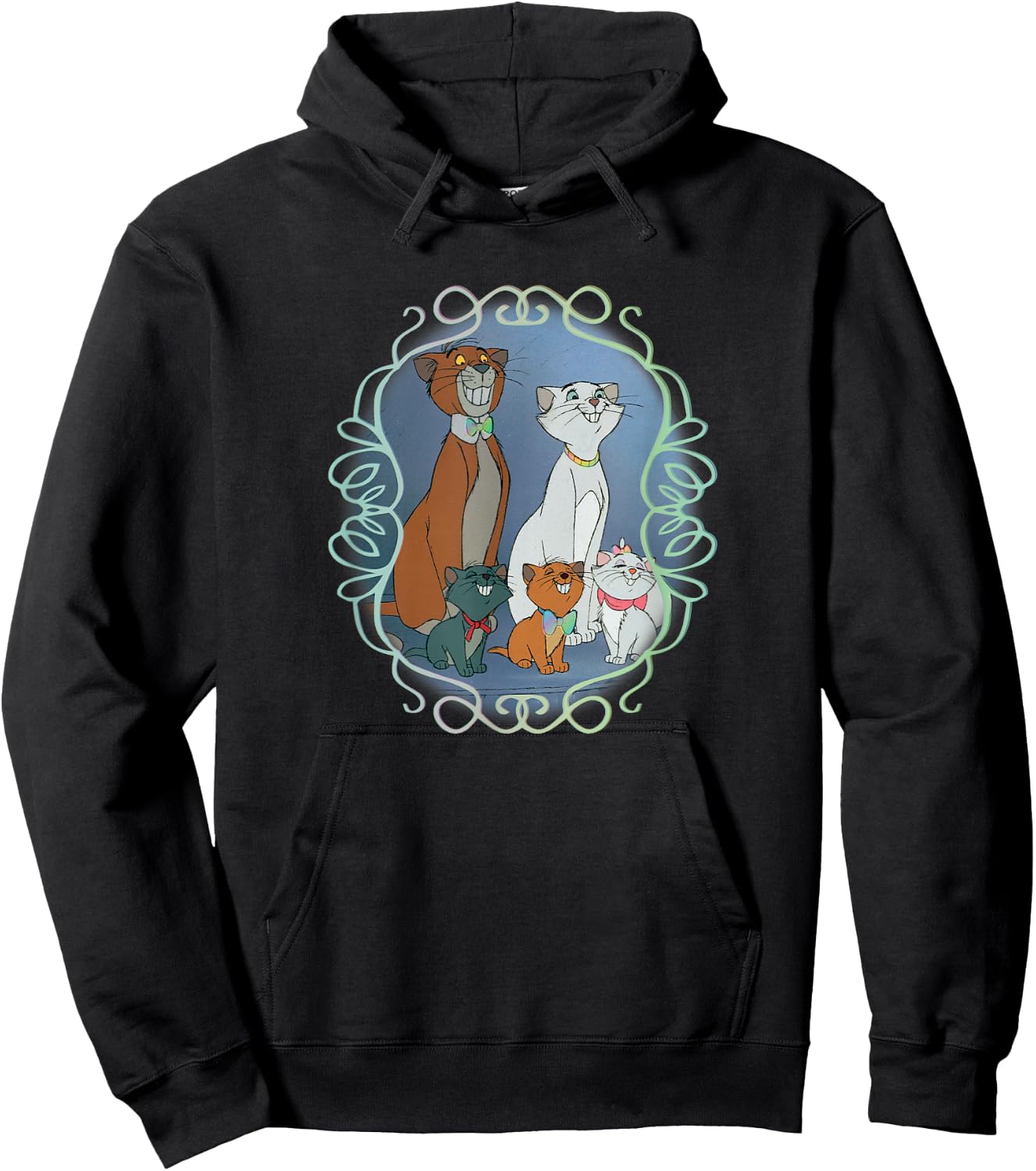 Disney - Aristocats Scroll Hoodie - Hoodie | Black