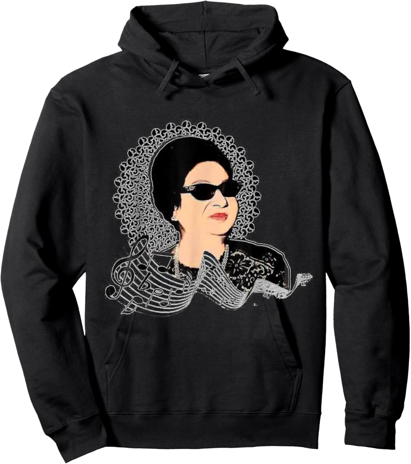 umm kulthum T-Shir Mama Letter Printed Mother Gifts 2021 Hoodie - Hoodie | Black