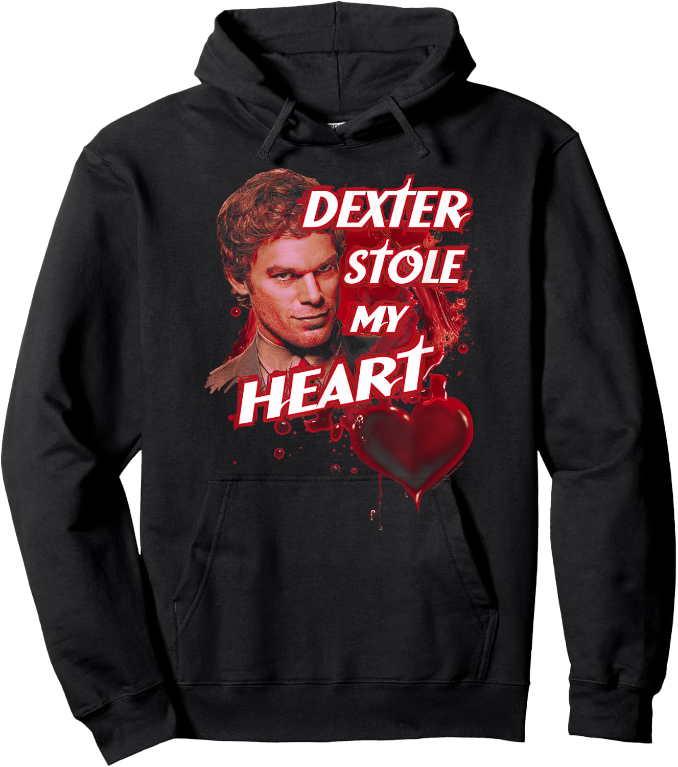 Dexter Bloody Heart Hoodie - Hoodie | Black