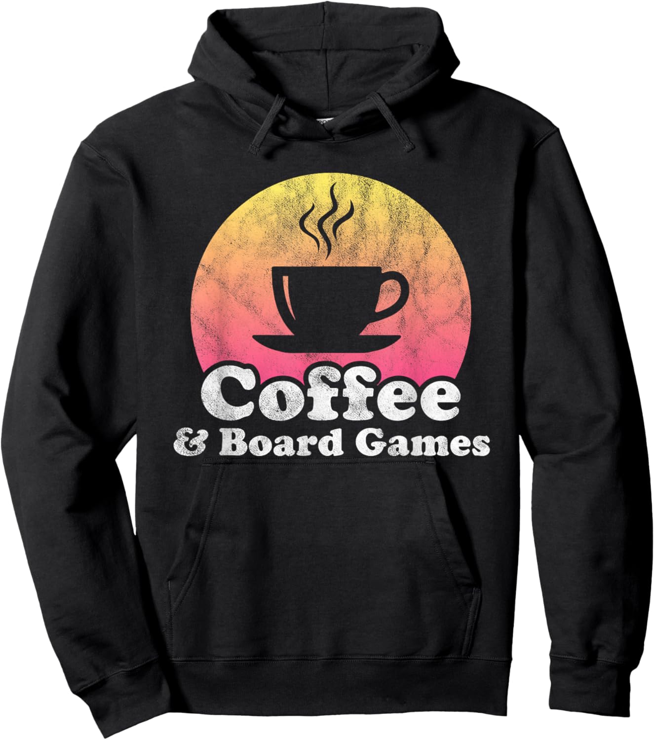 Coffee and Board Games Hoodie - Hoodie | Black