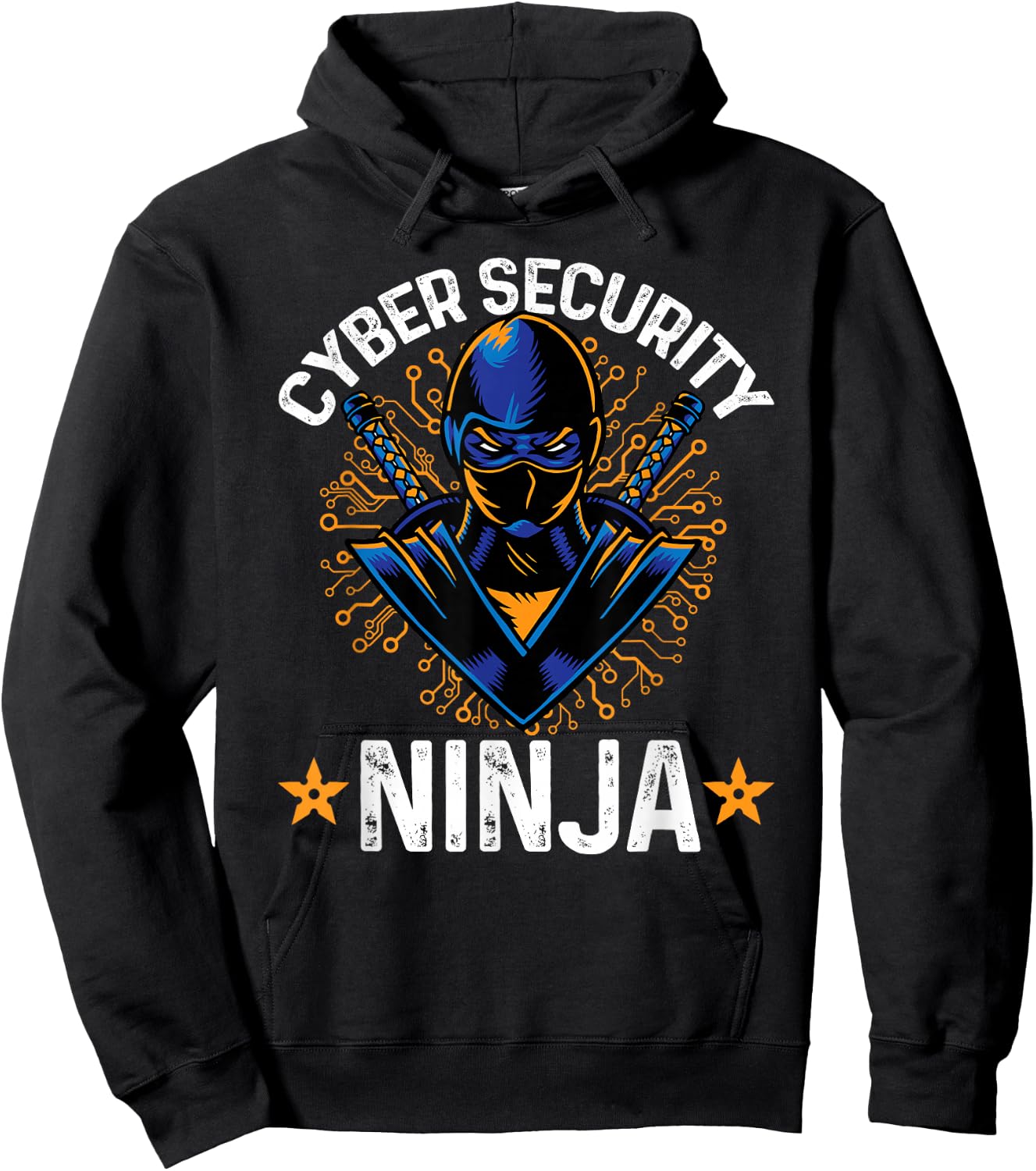 Cyber Security Ninja Computer Hacker Cryptography Hacking Hoodie - Hoodie | Black