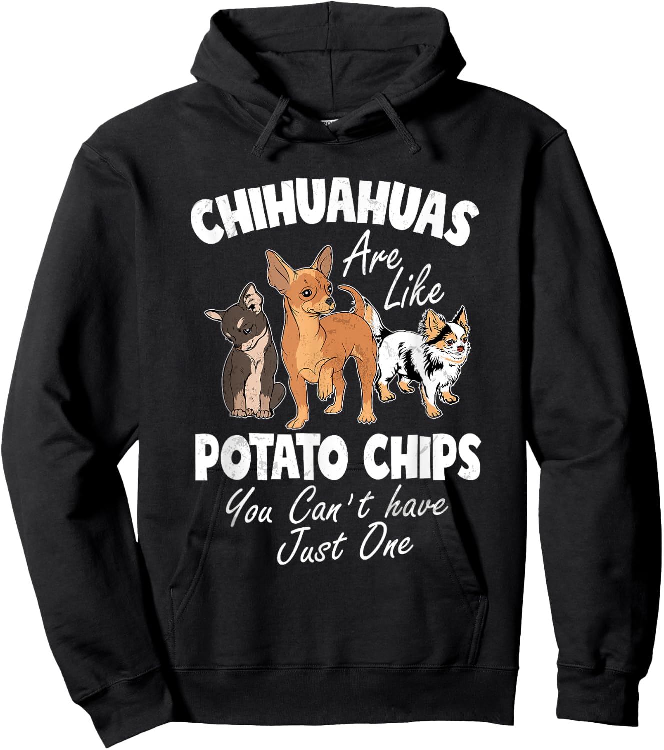 Funny Chihuahua Shirt Women Funny Chihuahua Gifts Chihuahuas Hoodie - Hoodie | Black