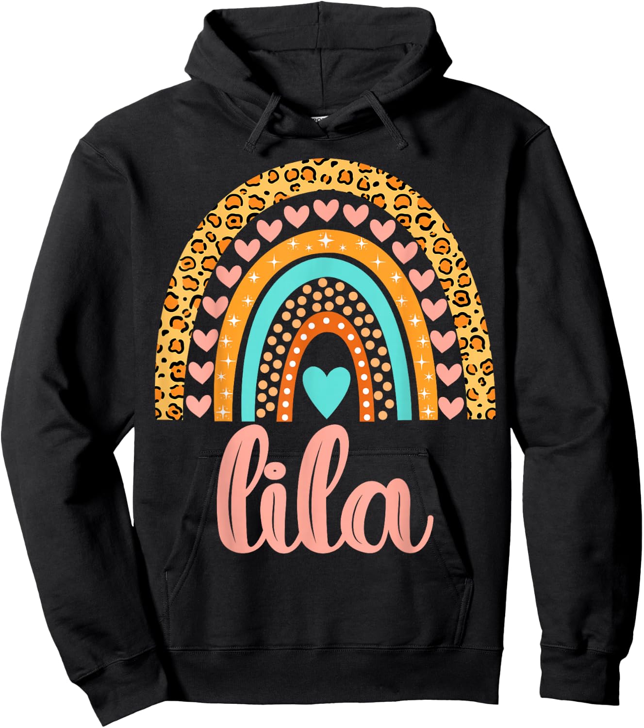 Lila Lila Name Birthday Shirt Gift Hoodie - Hoodie | Black