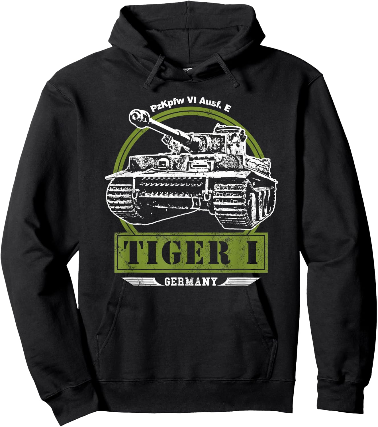 Tiger I WW2 Tank Hoodie - Hoodie | Black
