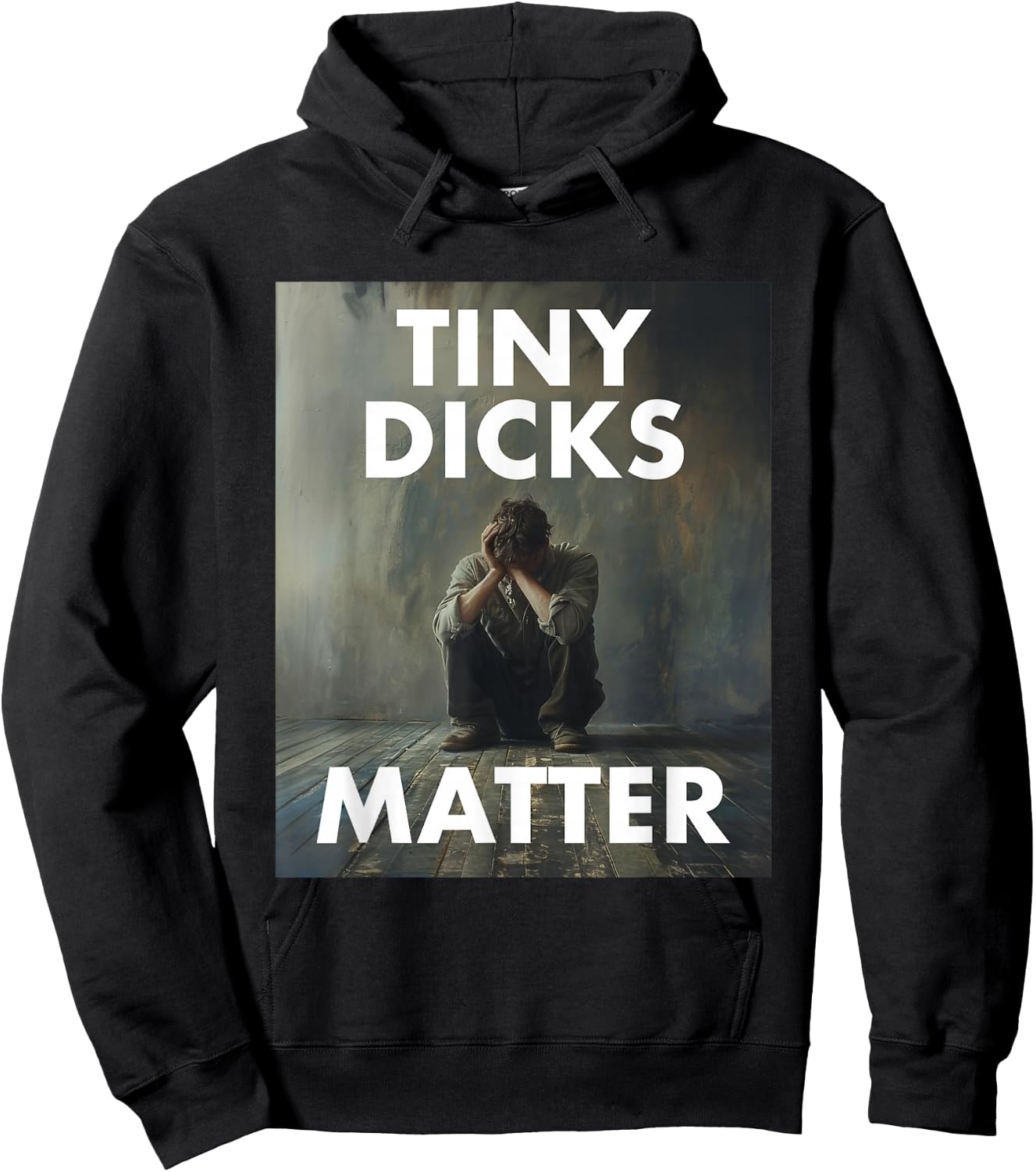 Tiny Dicks Matter Funny Bachelor Party Rude Bachelor Party Hoodie - Hoodie | Black