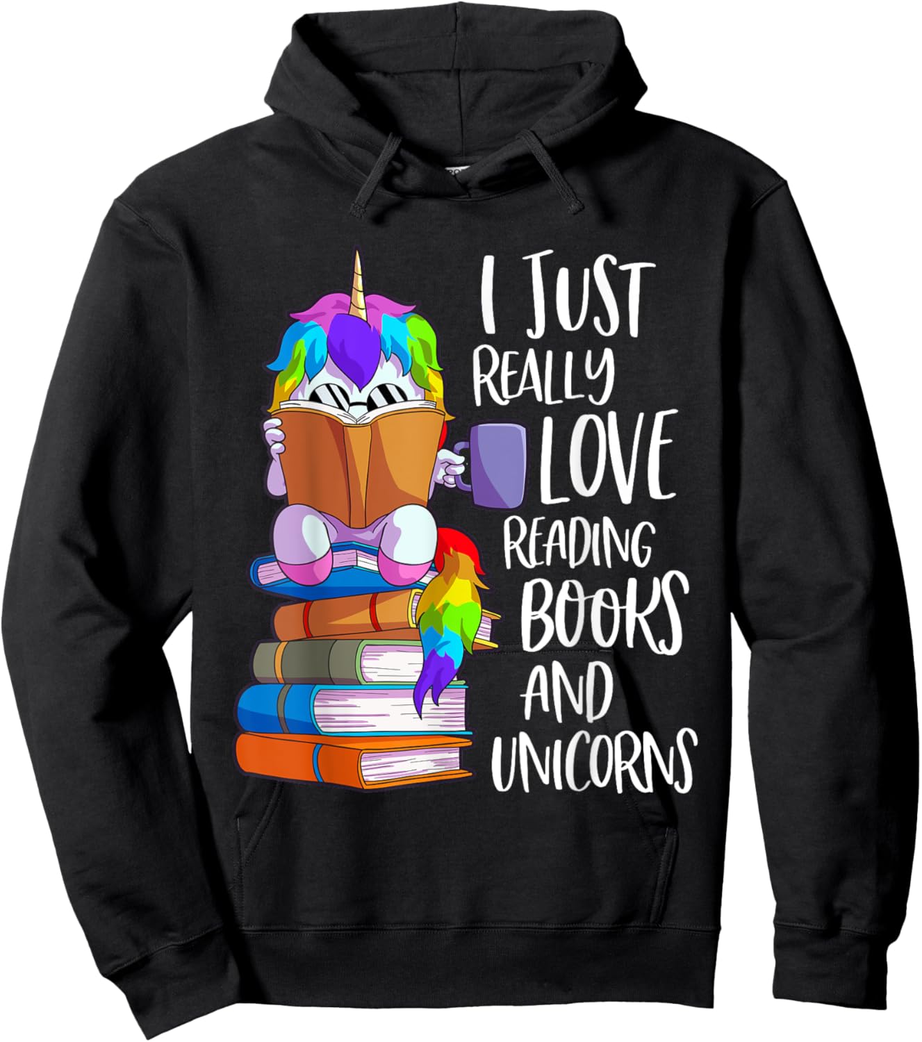 Book Lover Shirt Girls Kids Women Book Reading Gift Bookworm Hoodie - Hoodie | Black