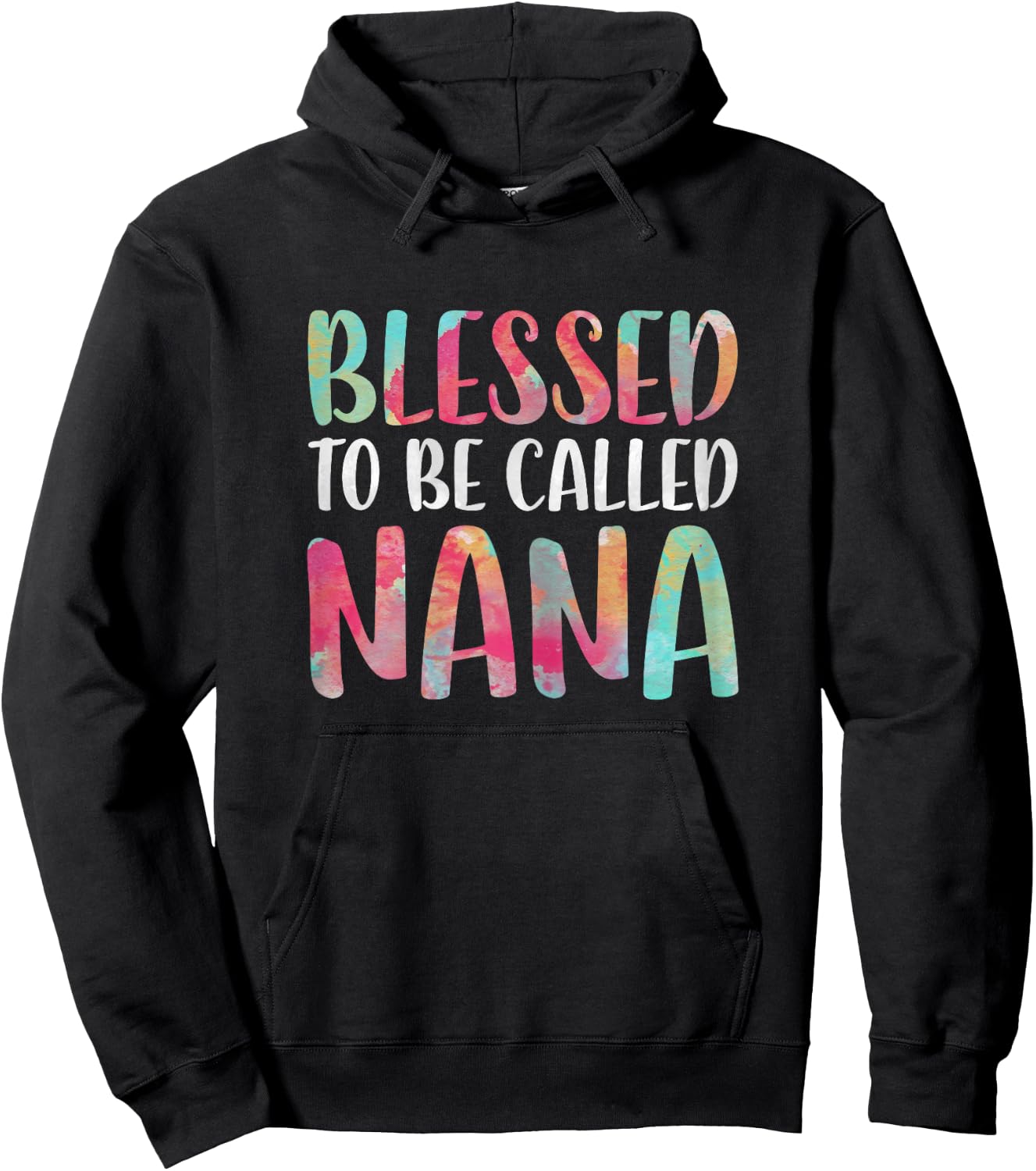 Blessed To Be Called Nana Shirt Women Mothers Day Hoodie - Hoodie | Black