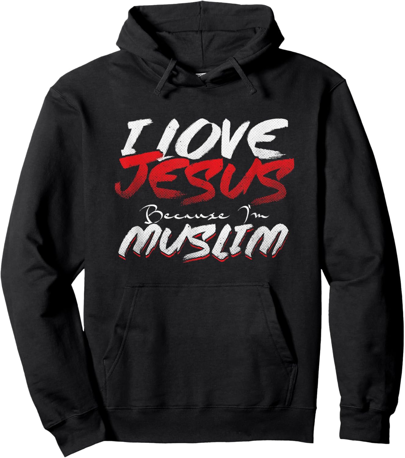 Jesus Christ Muslim God Love Allah Muslim Islam Gift Hoodie - Hoodie | Black